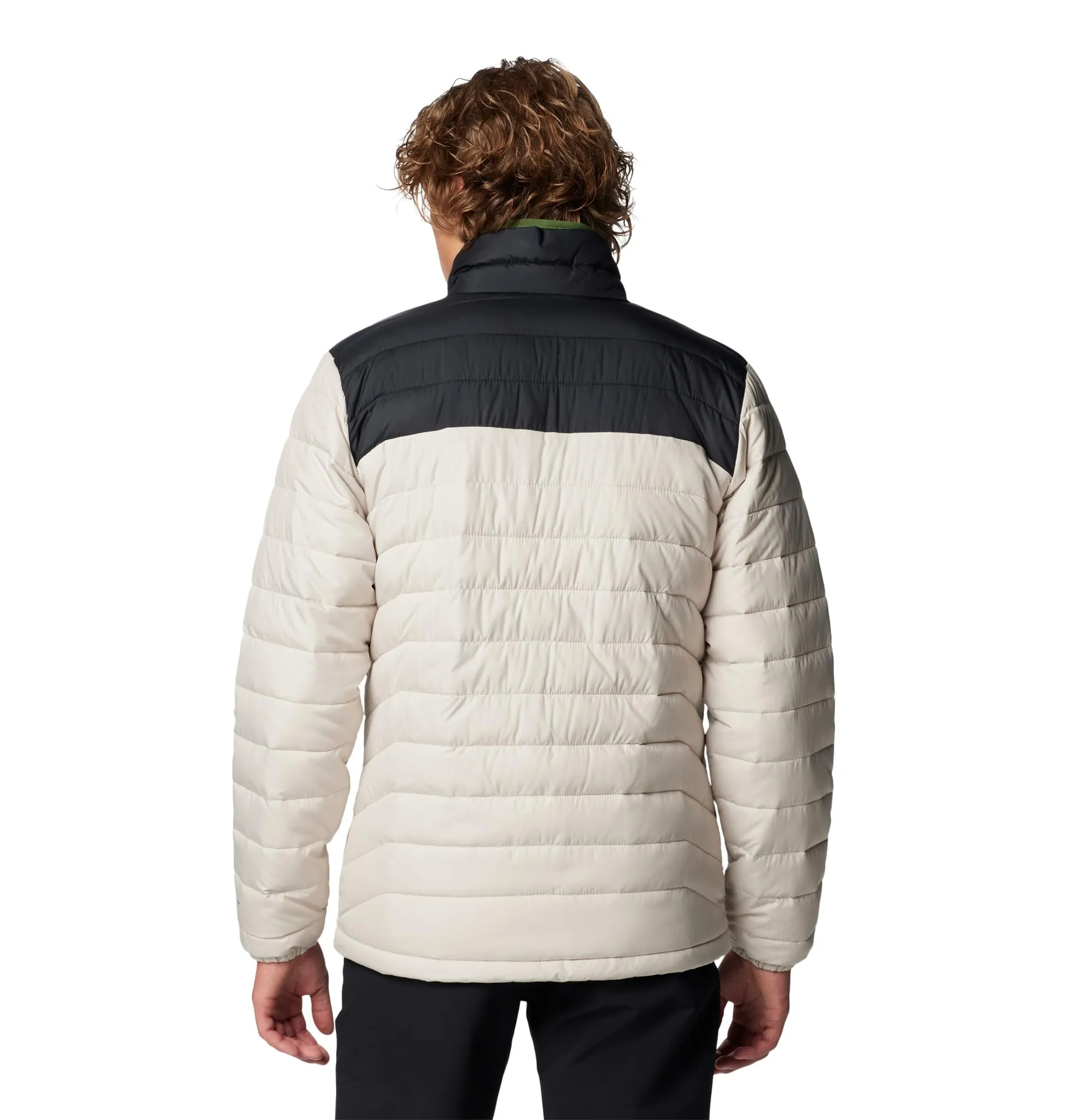 Columbia Powder Lite II Jacket da uomo - Dark Stone/Black - immagine 2