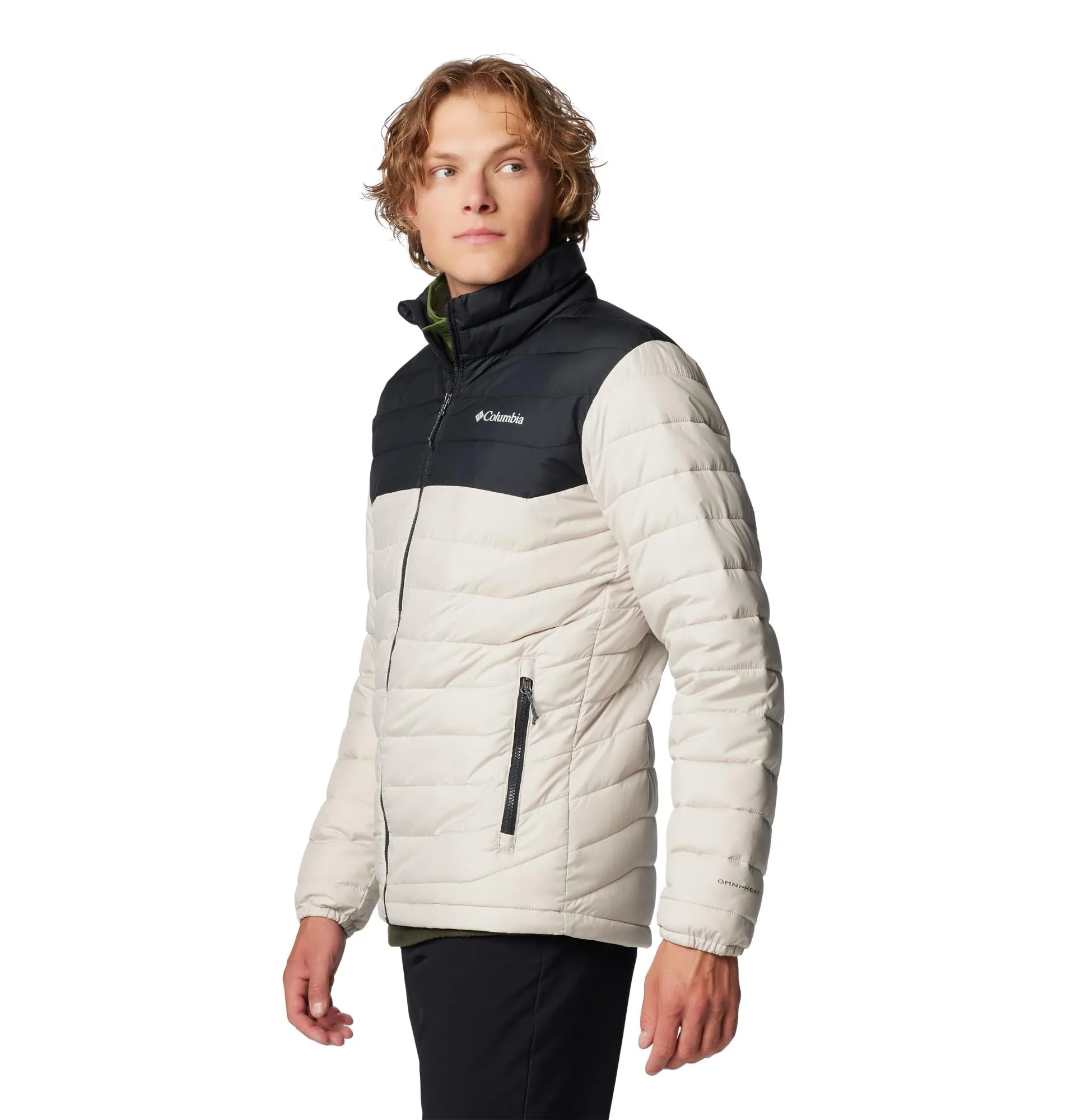 Columbia Powder Lite II Jacket da uomo - Dark Stone/Black - immagine 5