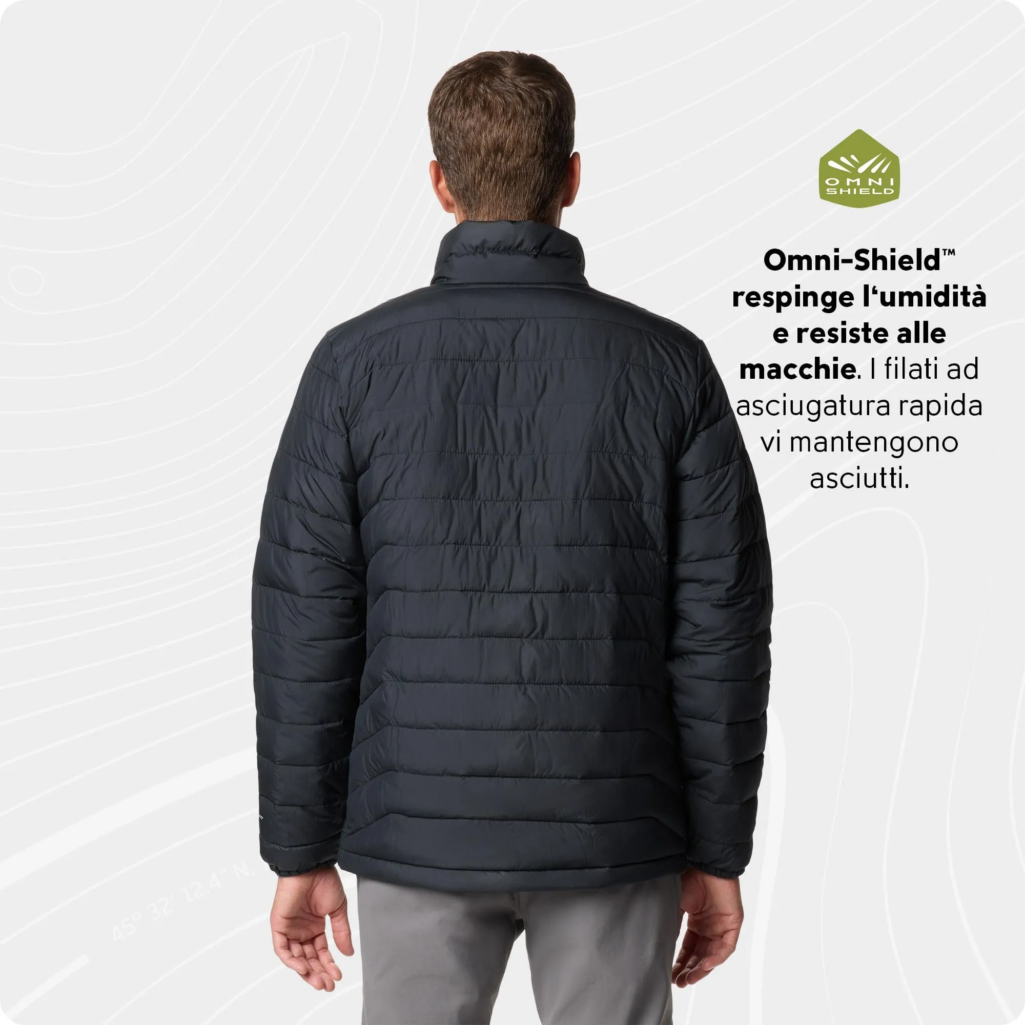 Columbia Powder Lite II Jacket, Men's, Black, L - immagine 3