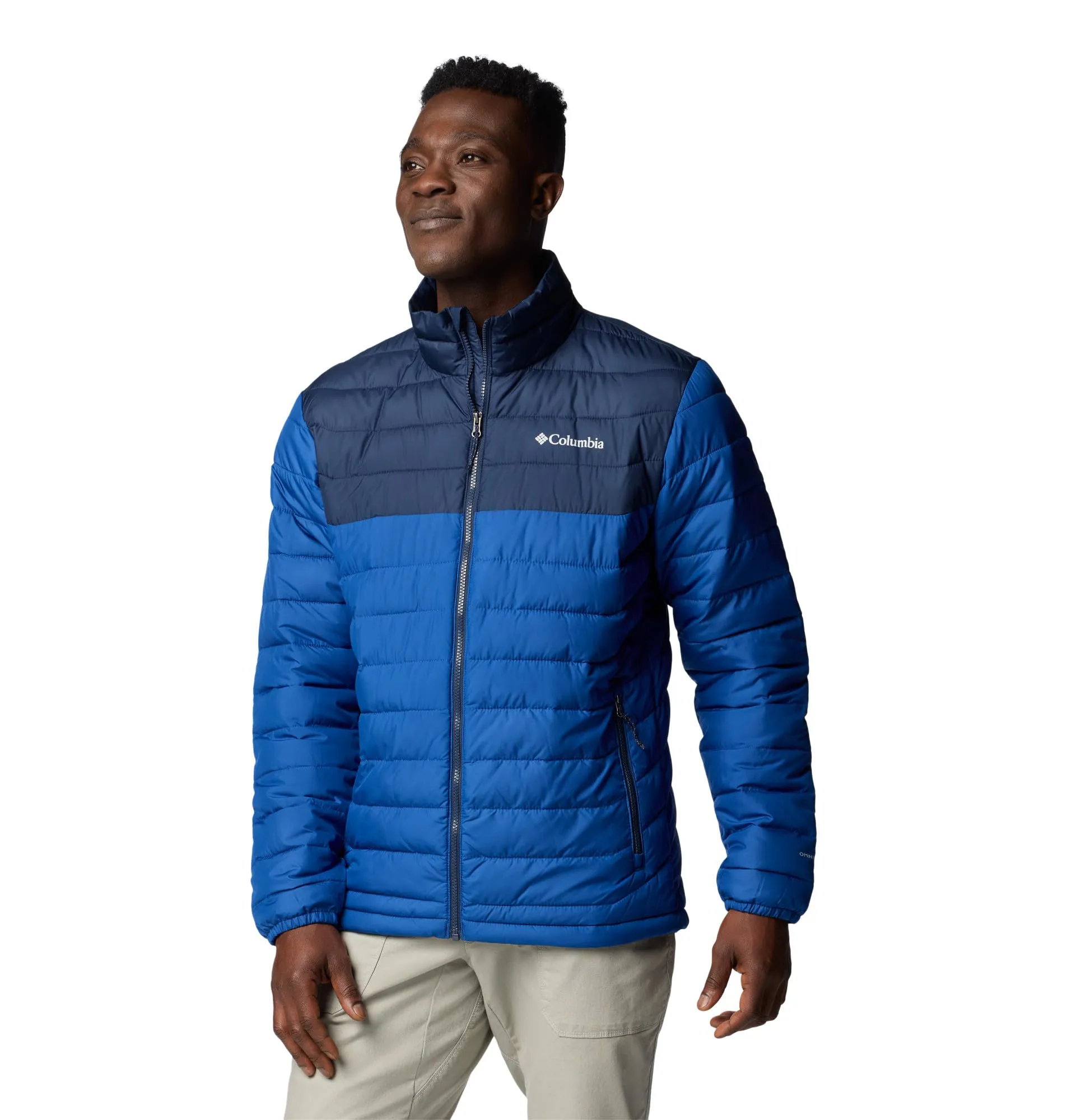 Columbia Powder Lite 2 Jacket, Mountain Blue/Collegiate Navy, M - immagine 4