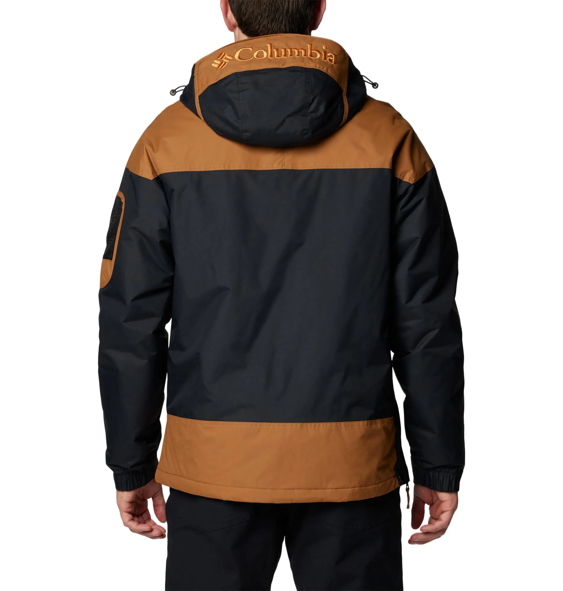 Columbia Challenger II Giacca Pull-over da Uomo - Nero/Camel Brown, Taglia S - immagine 2