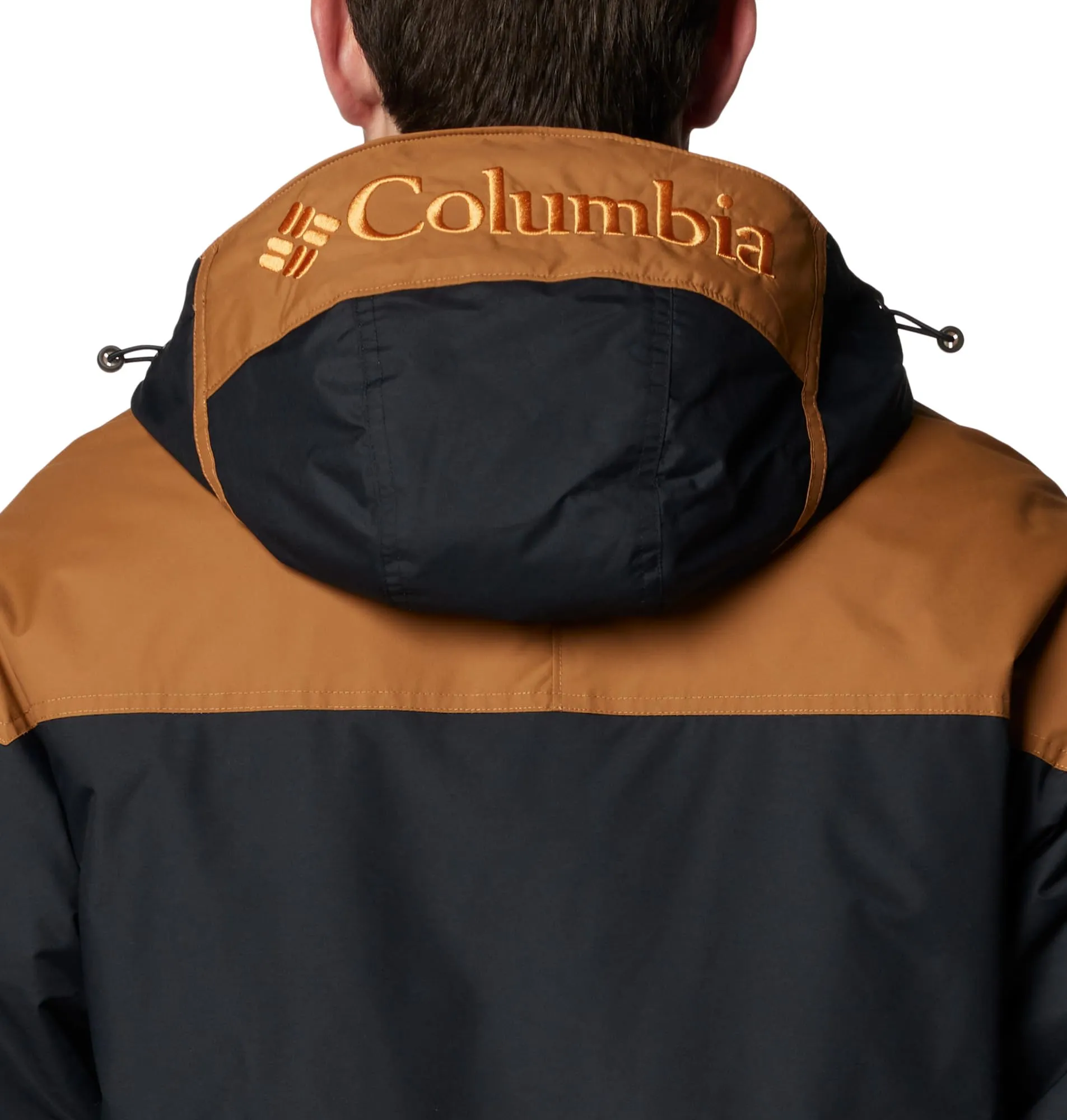 Columbia Challenger II Giacca Pull-over da Uomo - Nero/Camel Brown, Taglia S - immagine 5