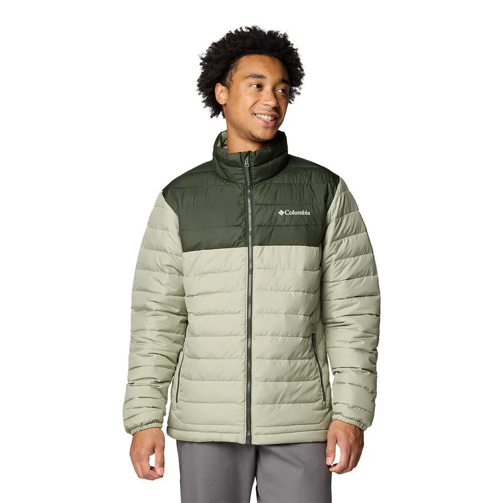 Columbia Powder Lite II Jacket, Men's, Safari/Greenscape, XL - immagine 1
