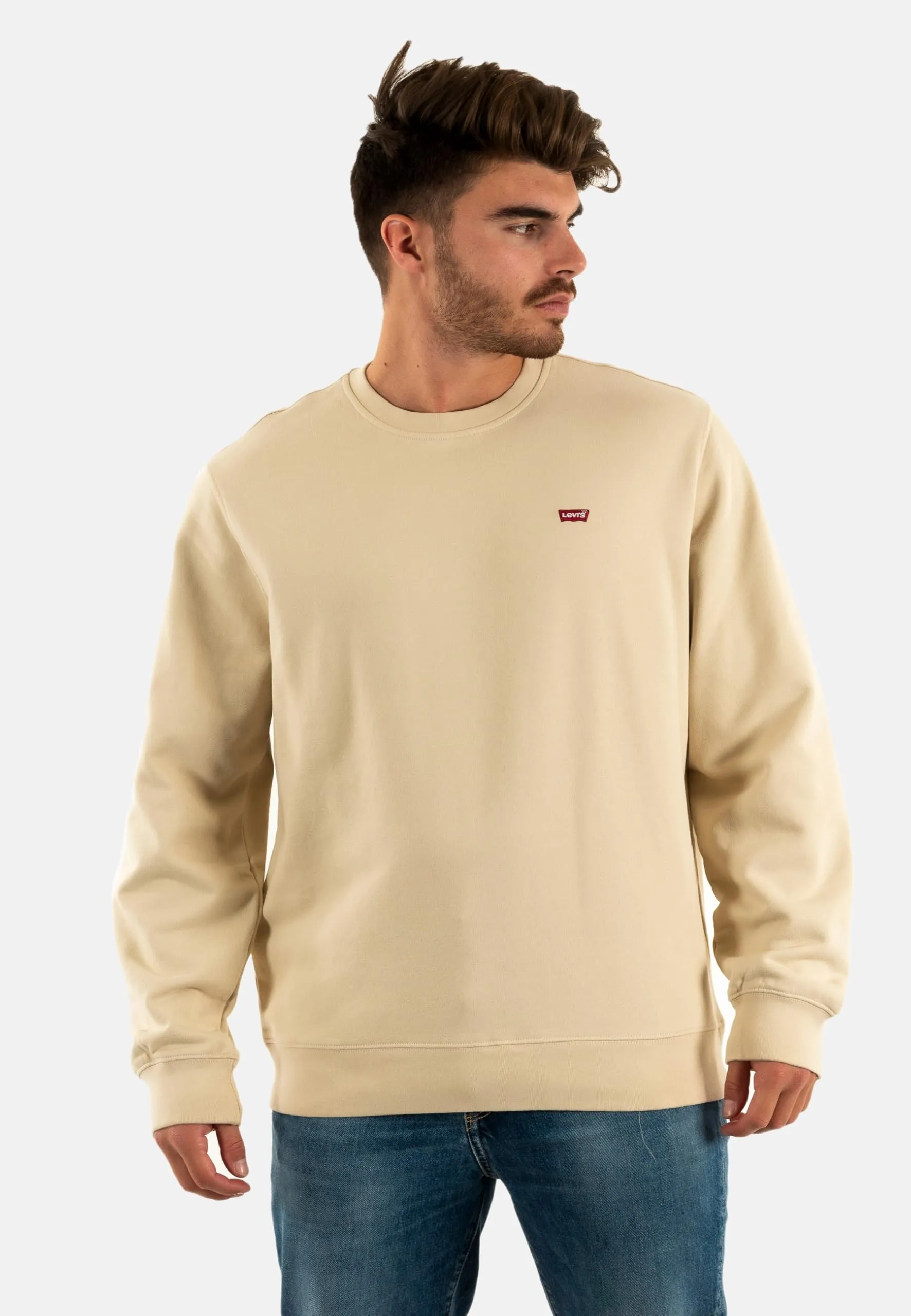 Levi's Original Crew Sweatshirt, Fog, XXL - immagine 2