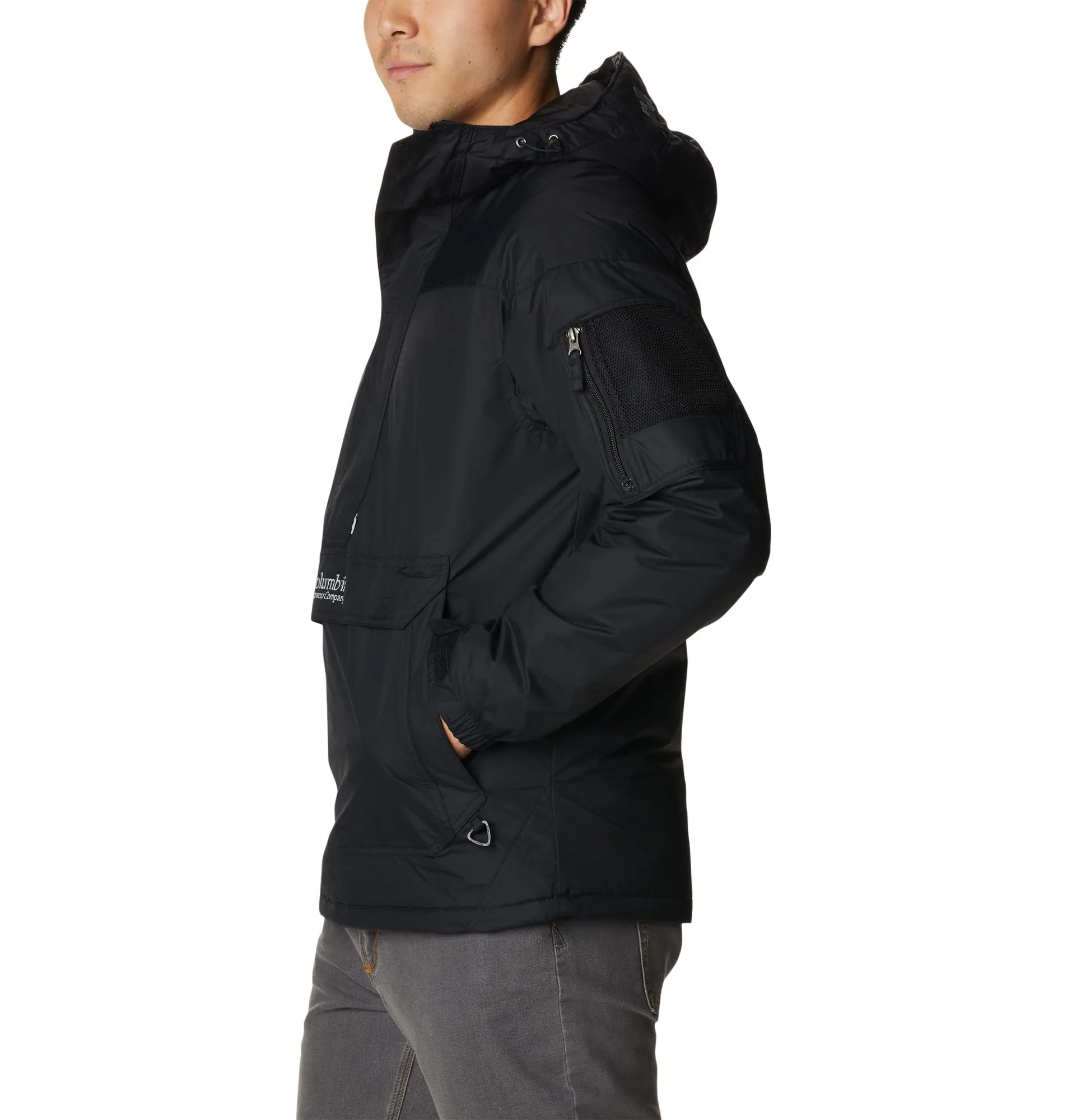 Columbia Challenger II Giacca Pull-over da Uomo - Nero, S - immagine 4