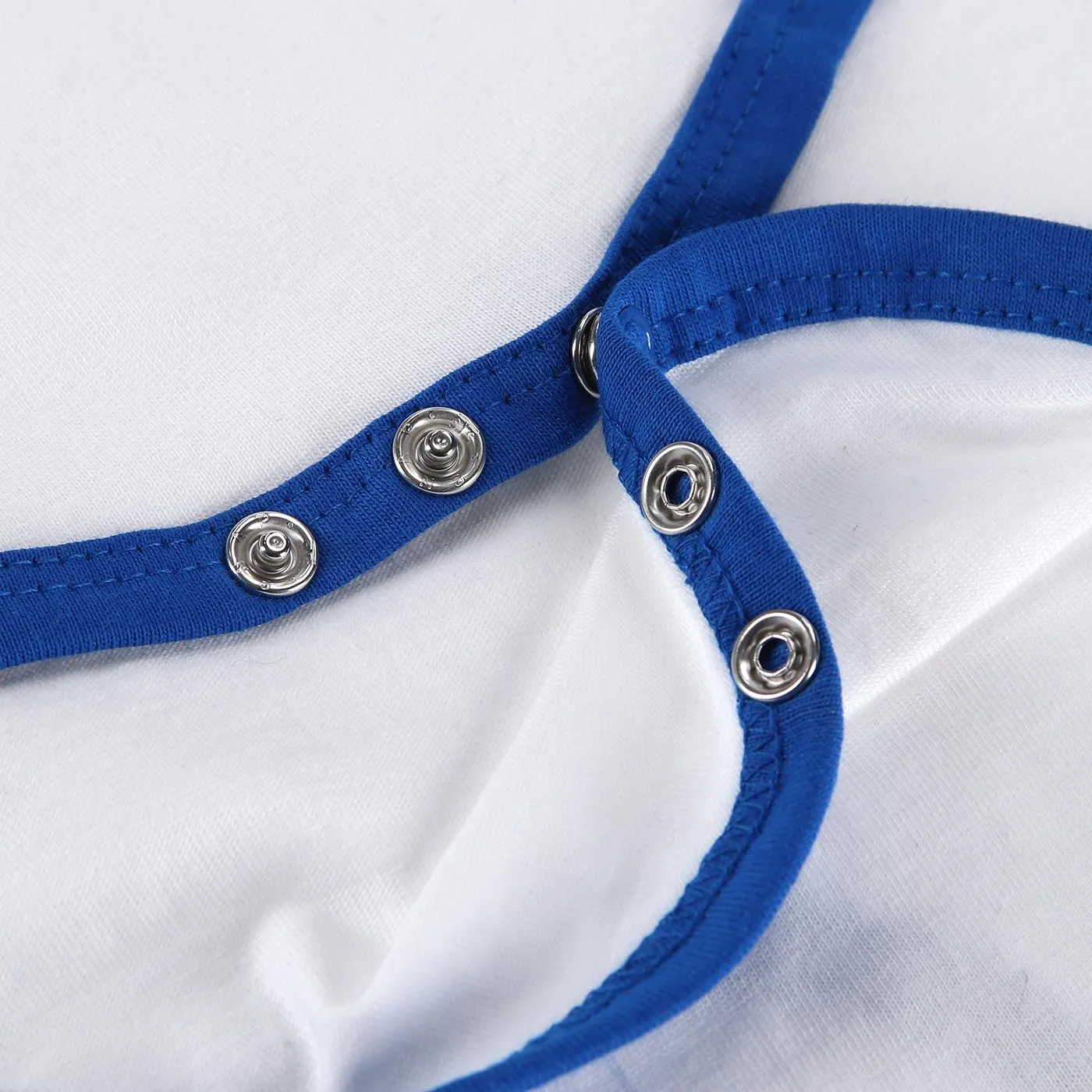 Inter Set di 2 body a maniche corte neonato, 100% cotone, Bianco, 18 mesi - immagine 8
