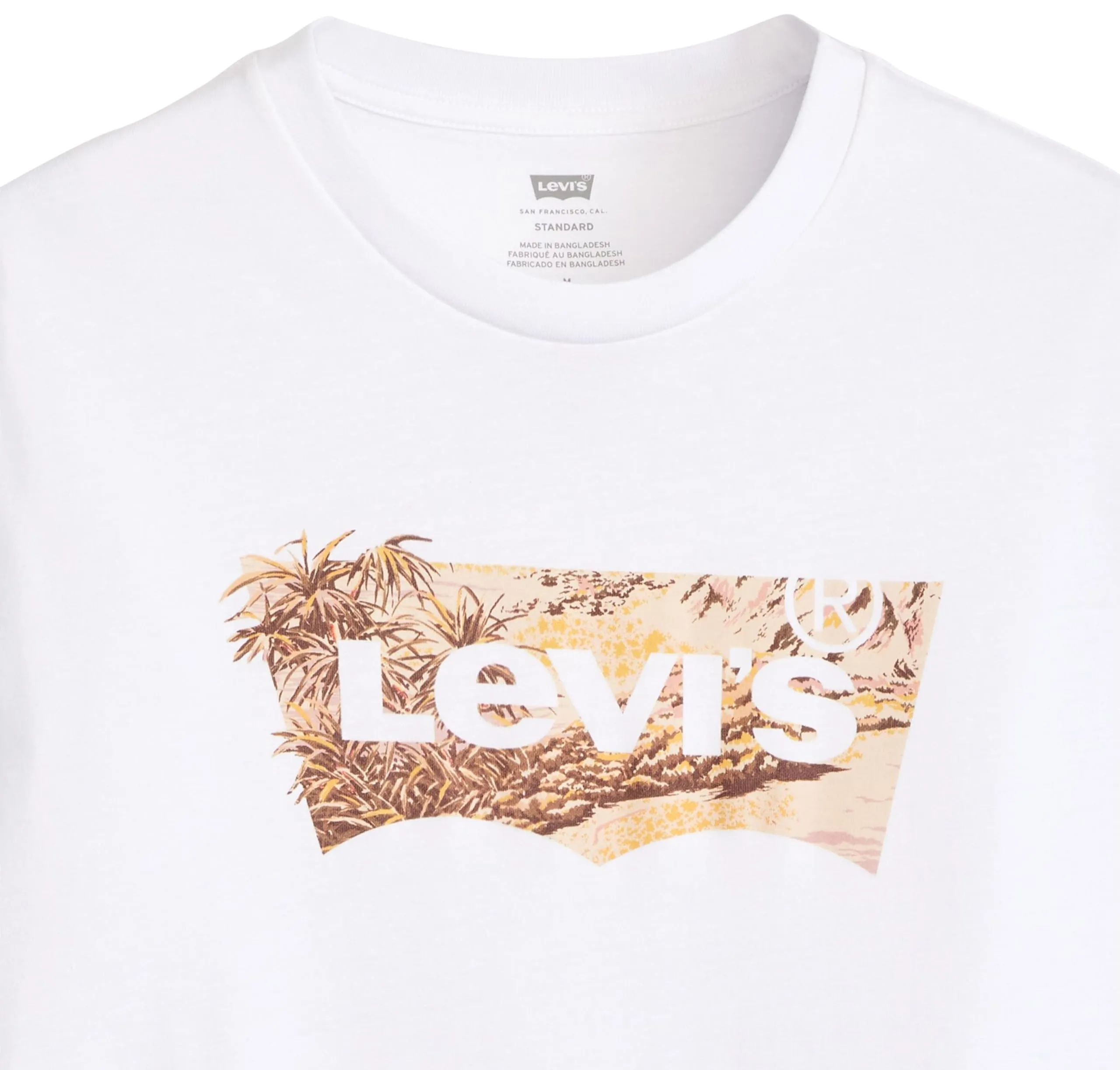 Levi's Graphic Crewneck T-Shirt Tropical Batwing White+, XS - immagine 5
