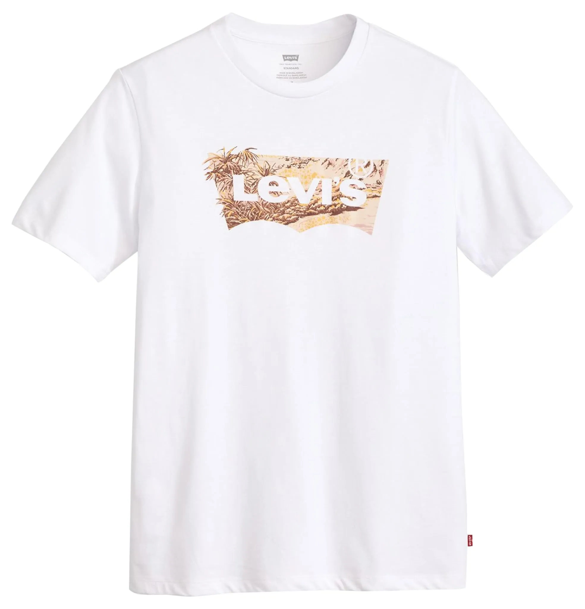 Levi's Graphic Crewneck T-Shirt Tropical Batwing White+, XS - immagine 7