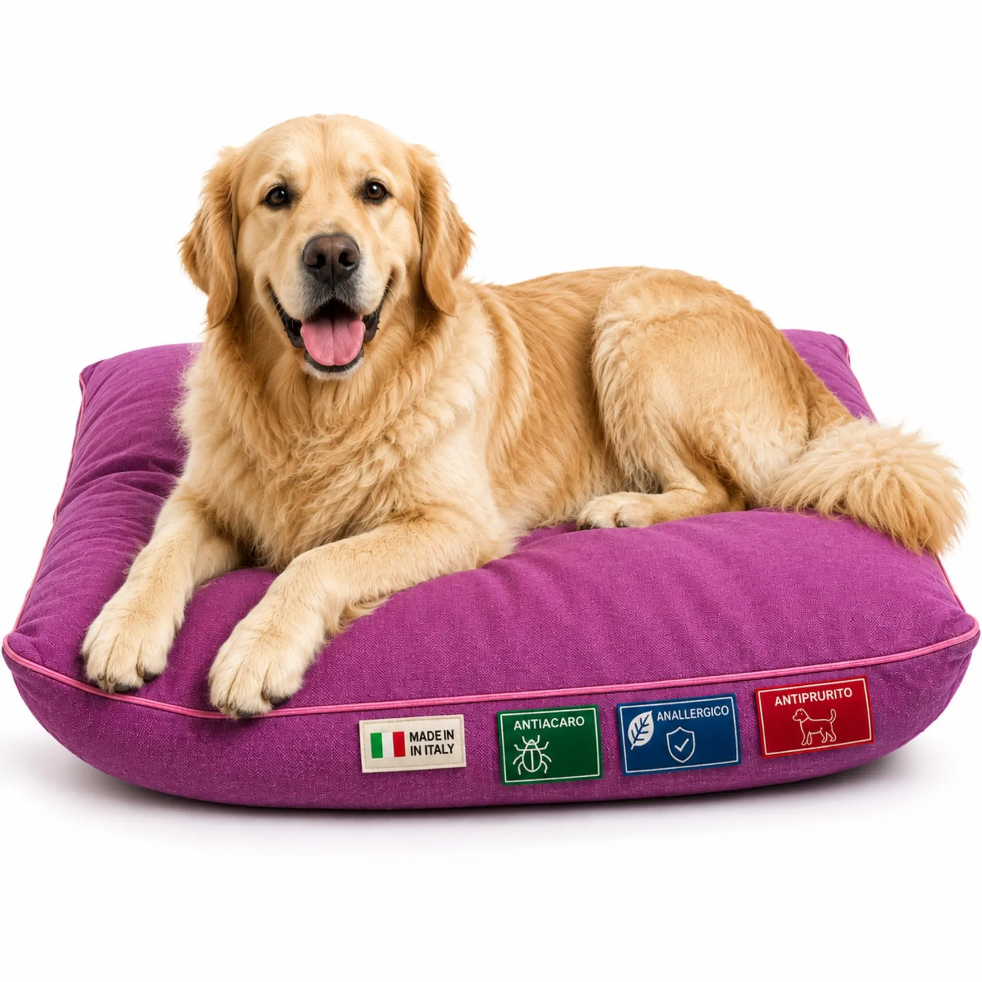Dorian Home Cuccia Cane e Gatto Interno ed Outdoor, Cuscino Sfoderabile e Lavabile, Antimacchia e Resistente ai Graffi, 60 x 60 cm - immagine 1