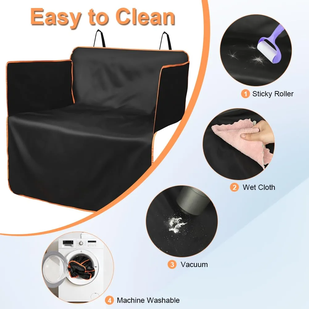 AUYAO Protezione Bagagliaio Auto per Cani, Impermeabile Antistrappo e Antiscivolo, 180 x 105 cm, Universale per Furgoni e SUV - immagine 5
