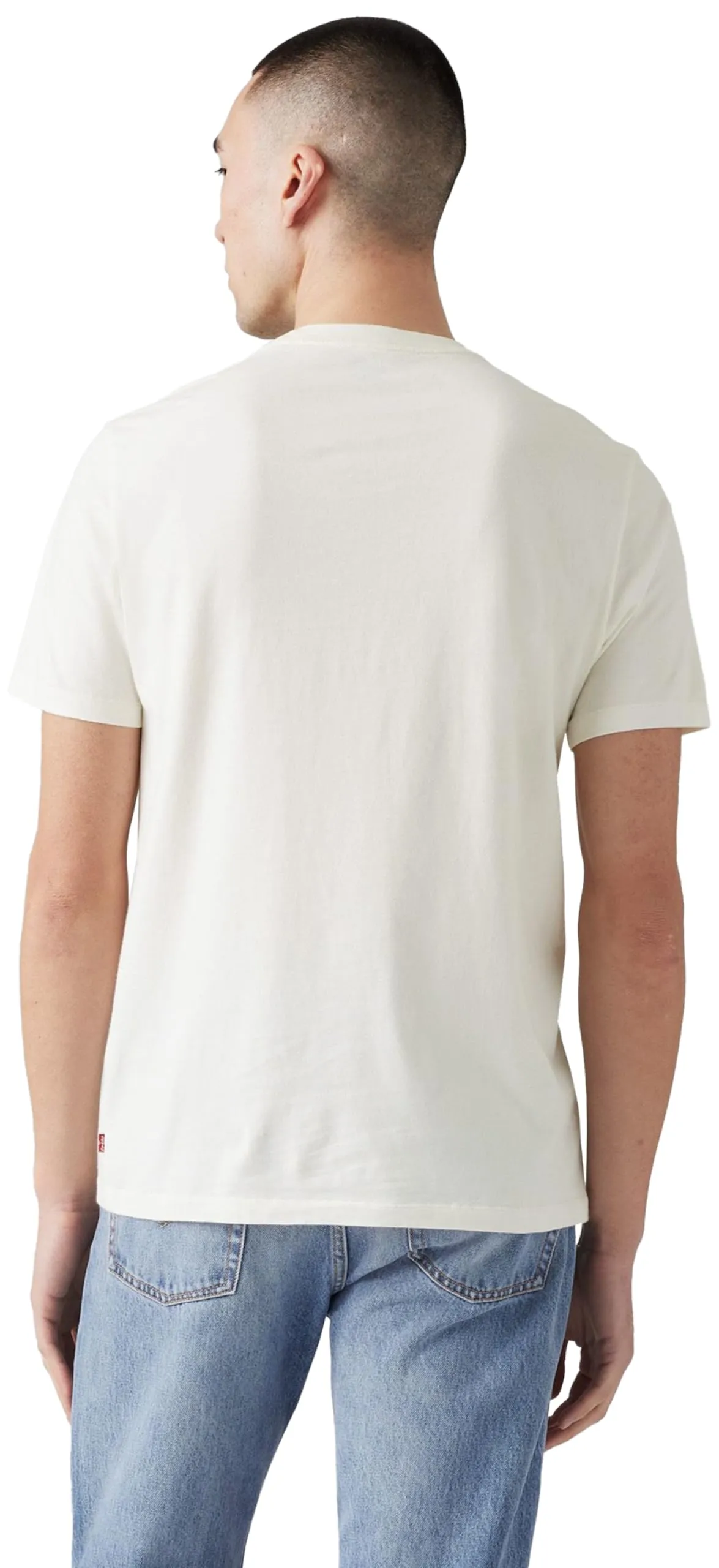 Levi's Graphic Crewneck Tee, Rope Batwing Vw Egret, XS - immagine 5
