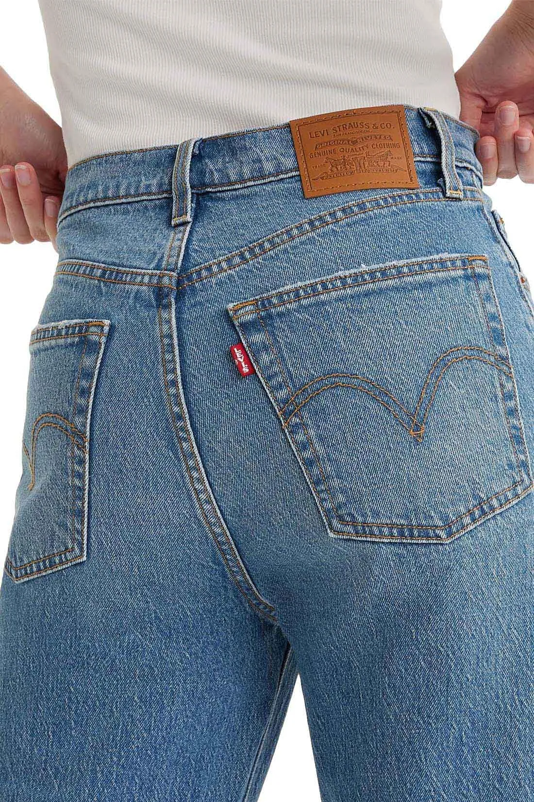 Levi's Ribcage Full Length Jeans Donna, 25W / 34L - immagine 2