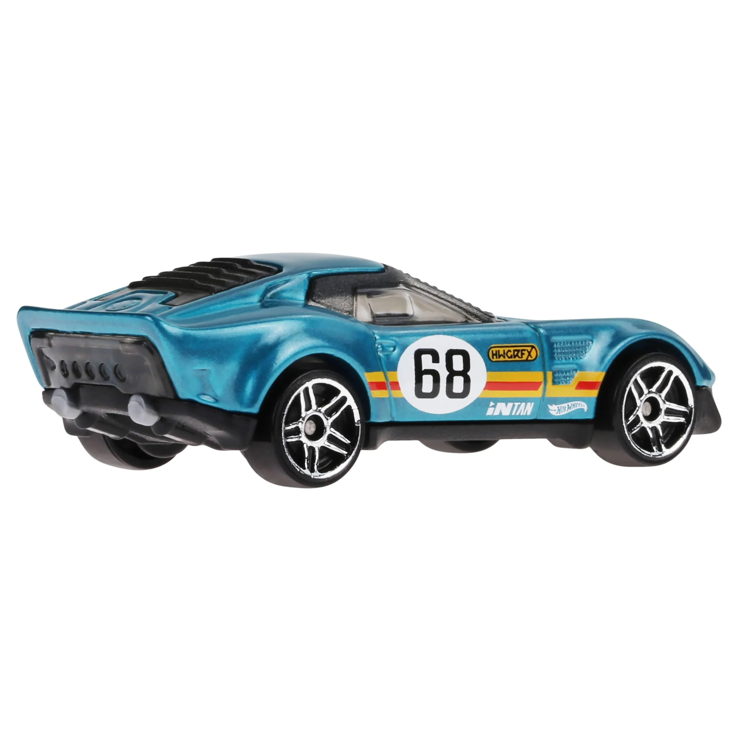 Hot Wheels Set da 10 auto da corsa die-cast 1:64 HYM96 - immagine 3