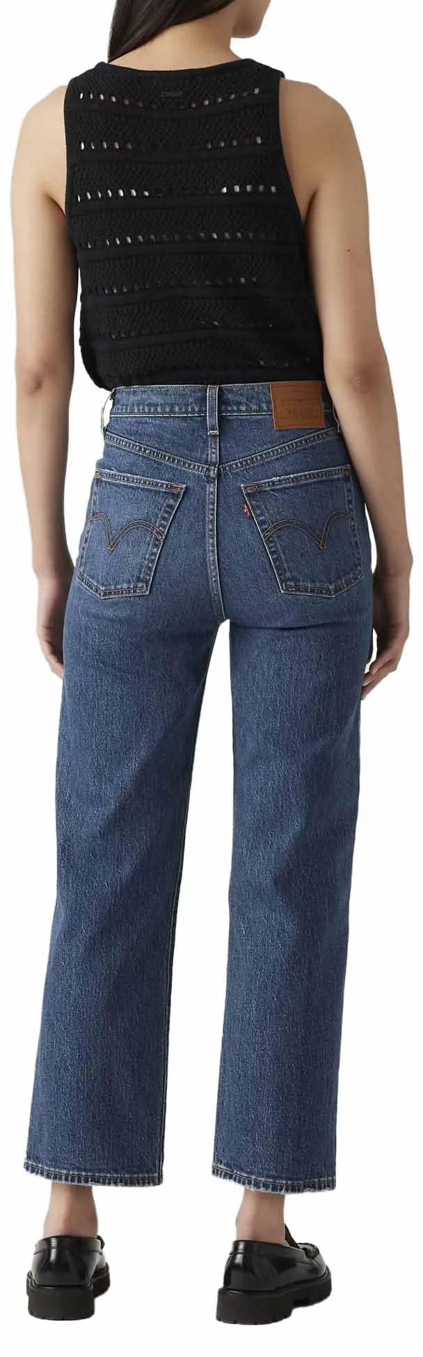 Levi's Ribcage Straight Ankle Jeans - My Honor No Dx - 31W / 31L - immagine 5