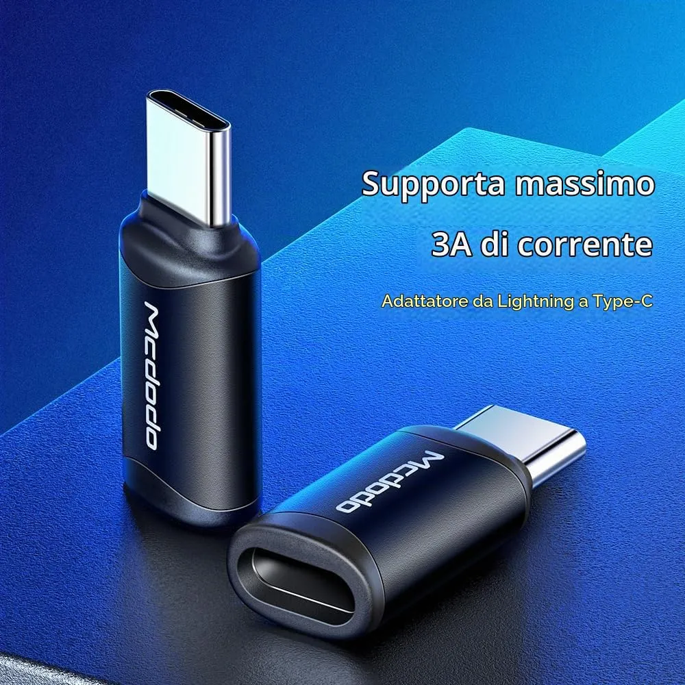 Mcdodo Lightning to USB C Adapter - immagine 2