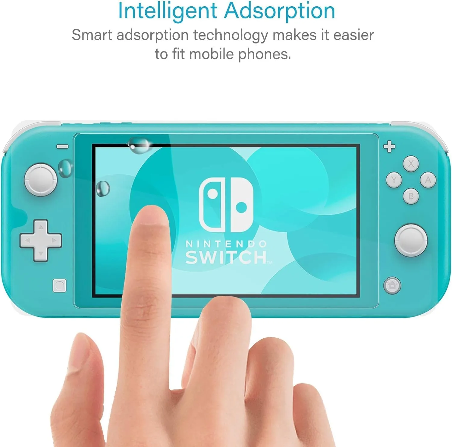 NEW'C Pellicola in Vetro Temperato per Nintendo Switch Lite - immagine 5