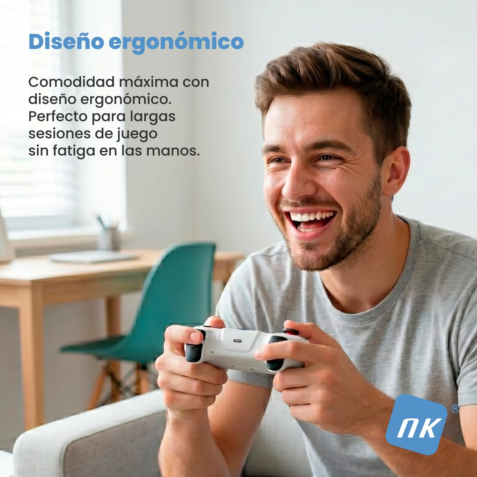 NK Telecomando Switch Wireless per Switch, OLED, Lite, Pro, Bluetooth, 6 assi, Macro, Turbo, Doppia Vibrazione, Bianco - immagine 5