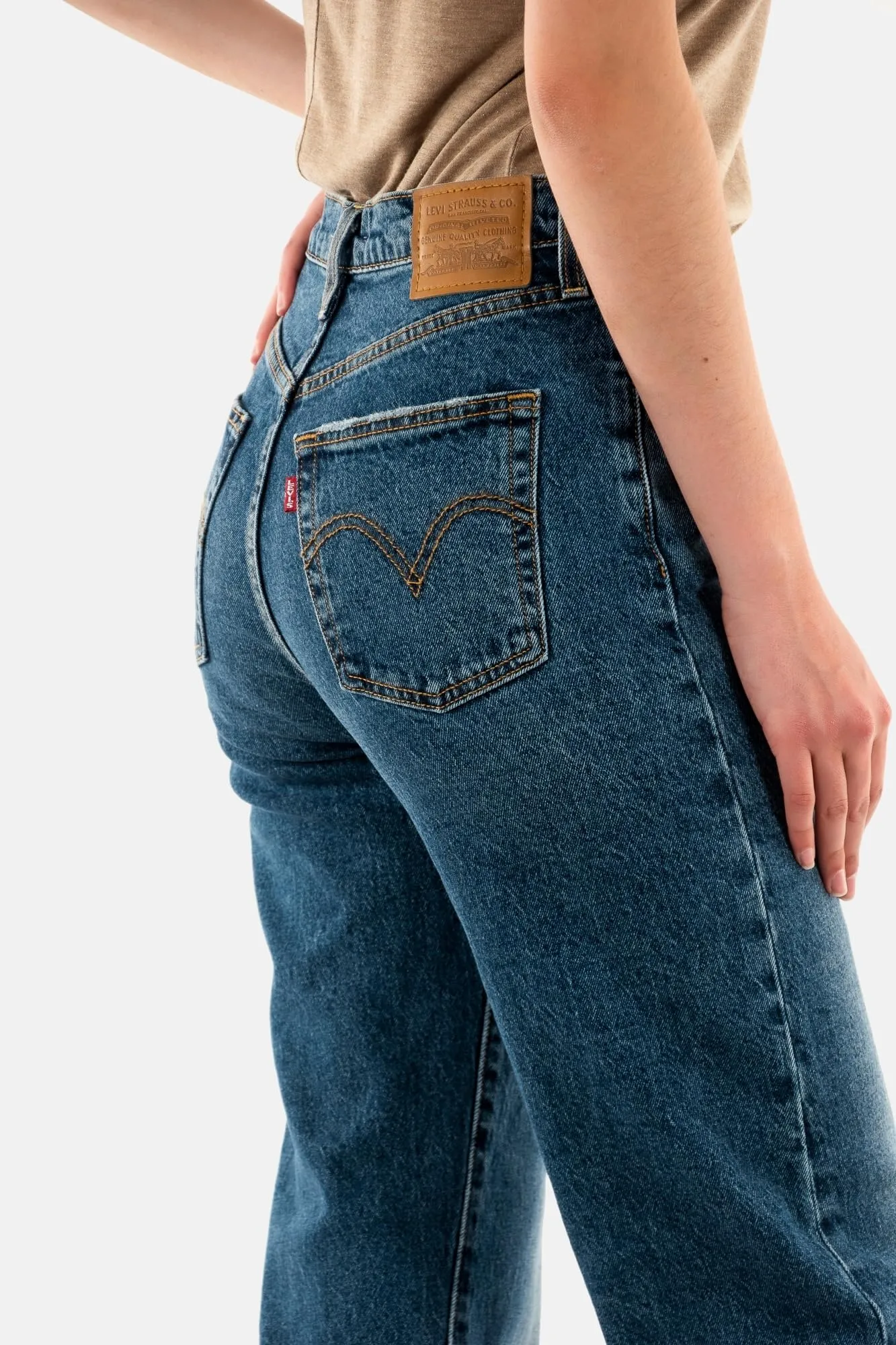 Levi's Ribcage Straight Ankle Jeans, My Honor No Dx, 25W / 29L - immagine 4