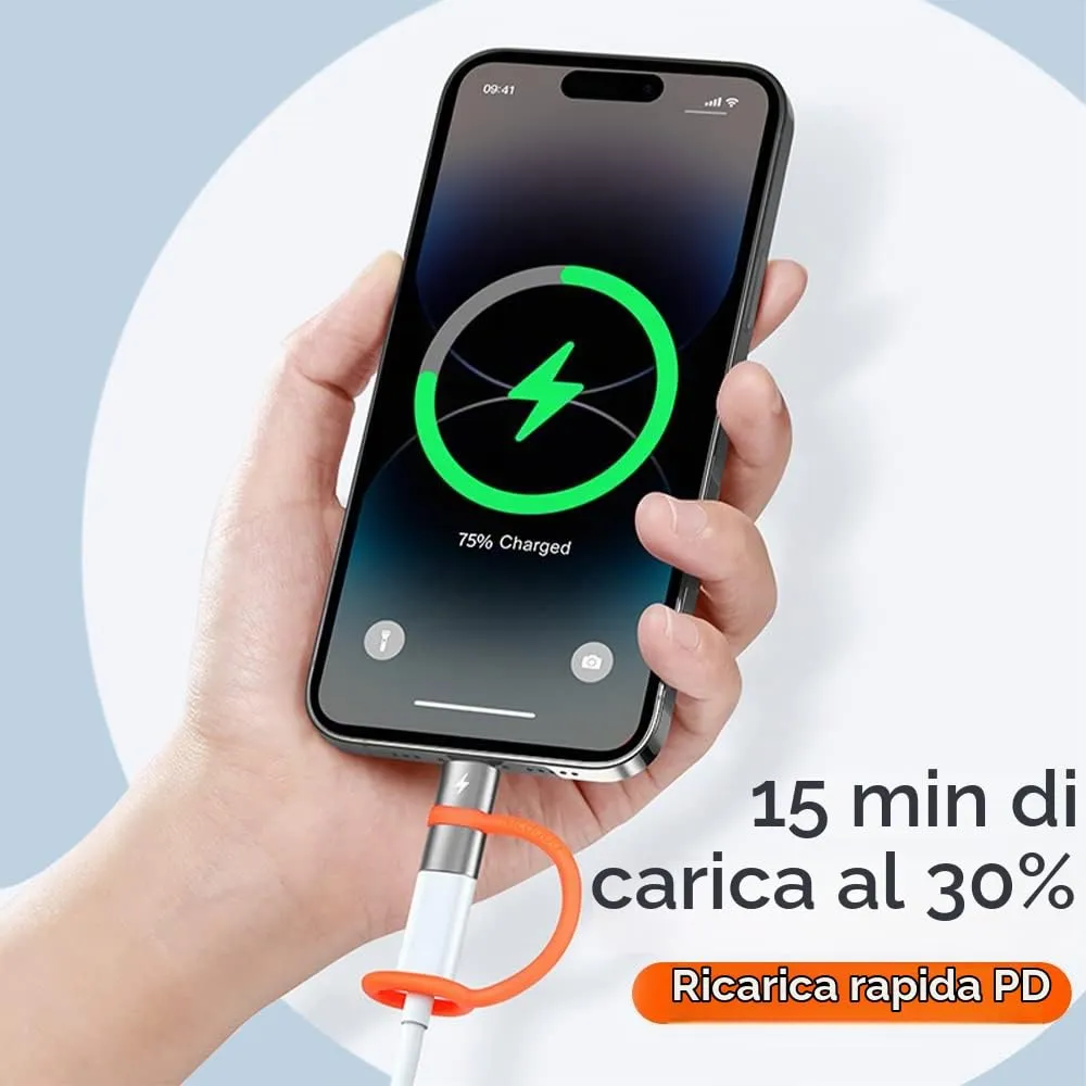 Mcdodo Adattatore USB-C a Lightning, PD 36W Ricarica Rapida e Sincronizzazione - immagine 4