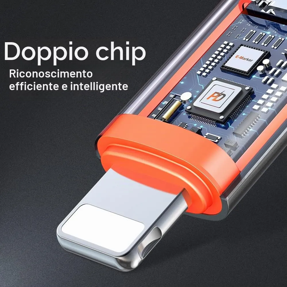 Mcdodo Adattatore USB-C a Lightning, PD 36W Ricarica Rapida e Sincronizzazione - immagine 8