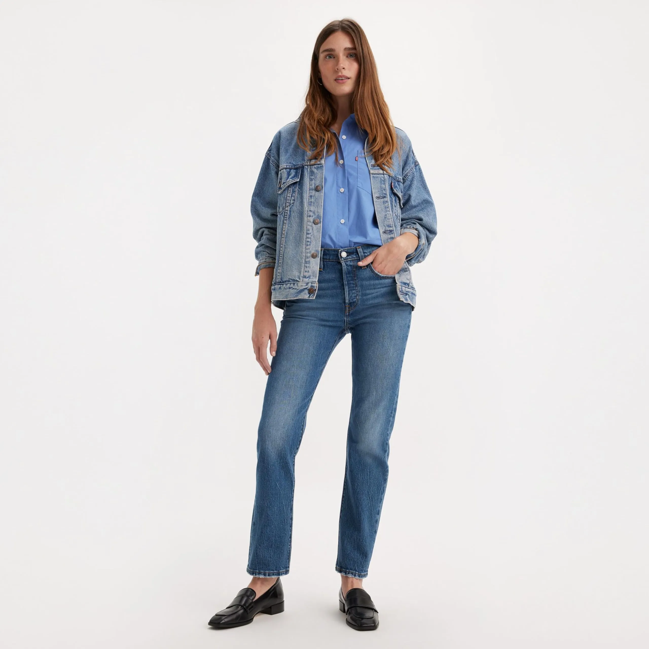 Levi's 501 Women's Jeans Erin Can't Wait Stretch 25W / 30L - immagine 4