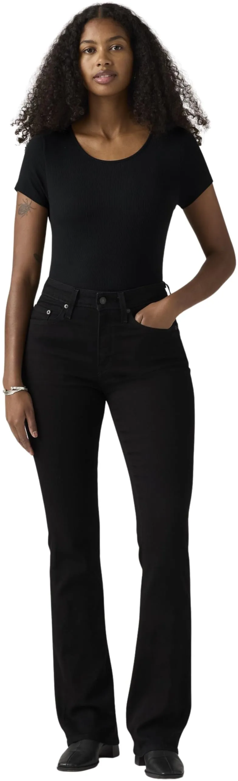 Levi's 725 High Rise Bootcut Jeans Donna, Midnight Gaze - Black, 24W / 30L - immagine 1