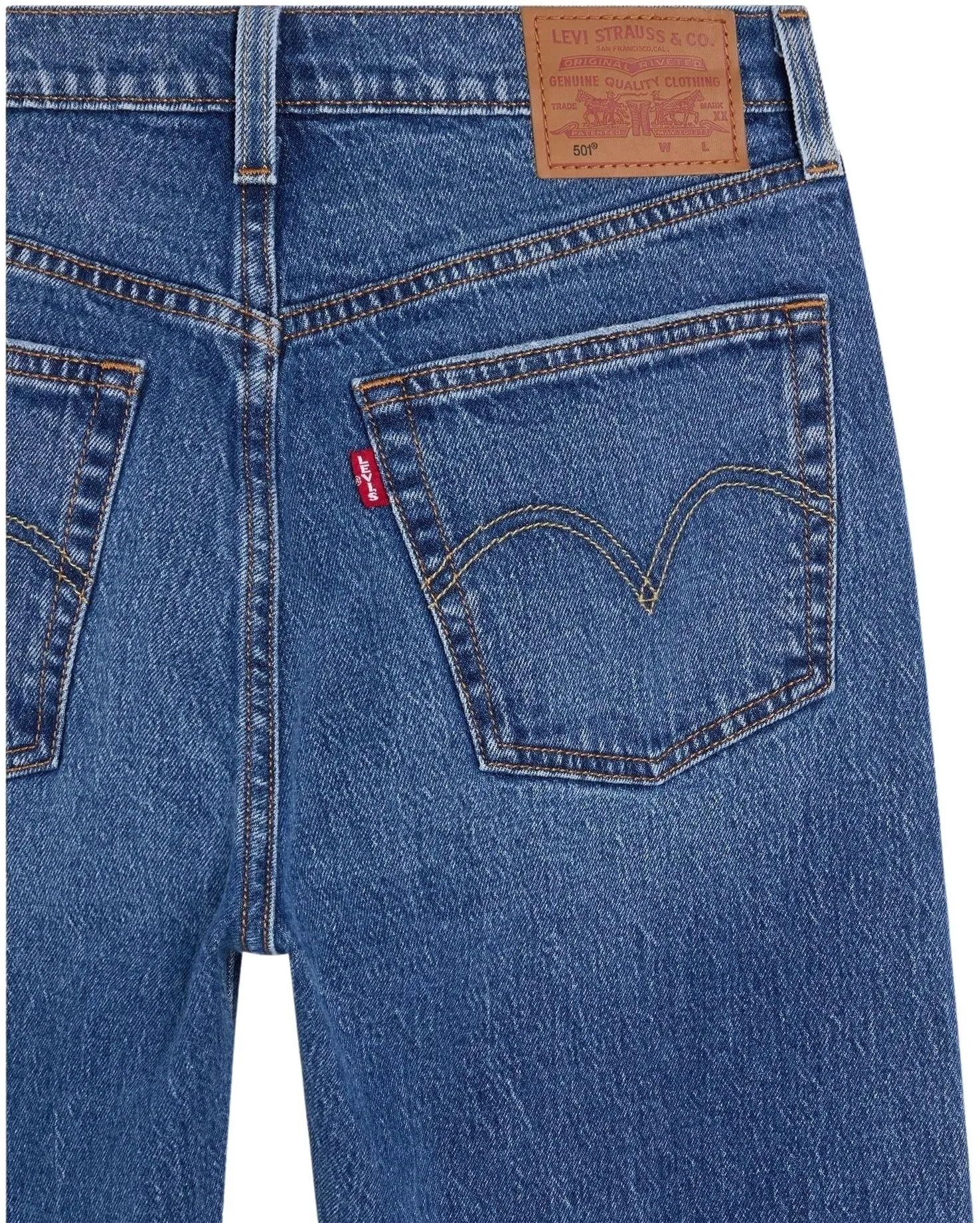 Levi's 501 Crop Jeans Donna, Erin Can't Wait Stretch, 28W / 26L - immagine 8