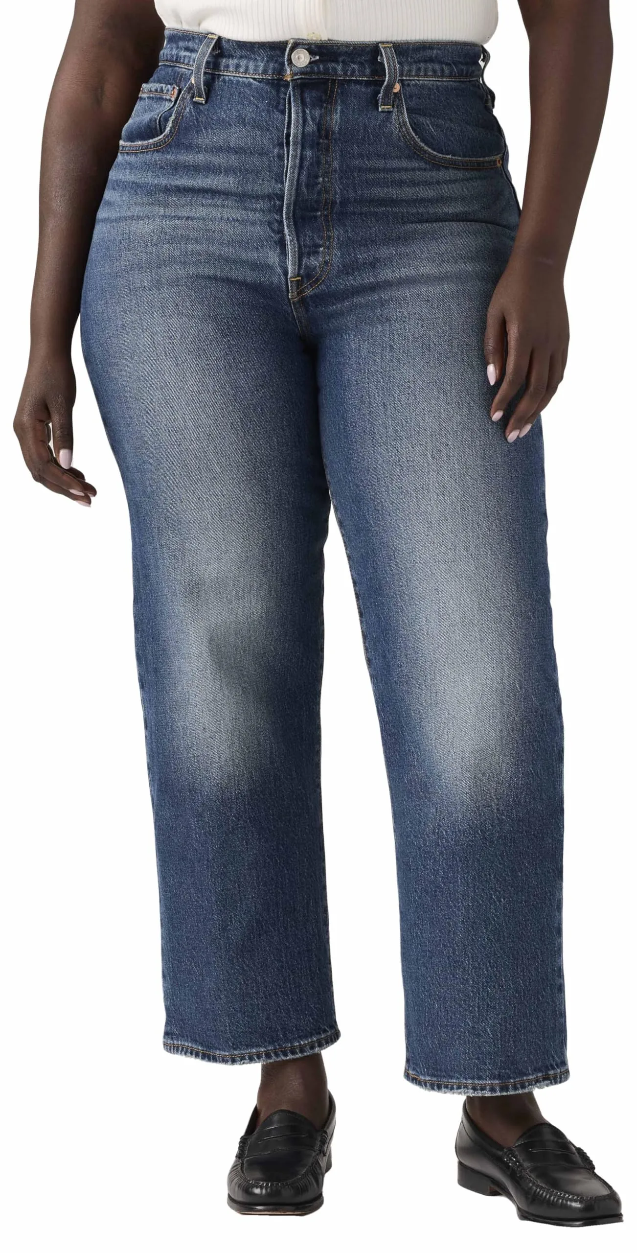 Levi's Ribcage Straight Ankle Jeans, My Honor No Dx, 24W / 29L - immagine 10