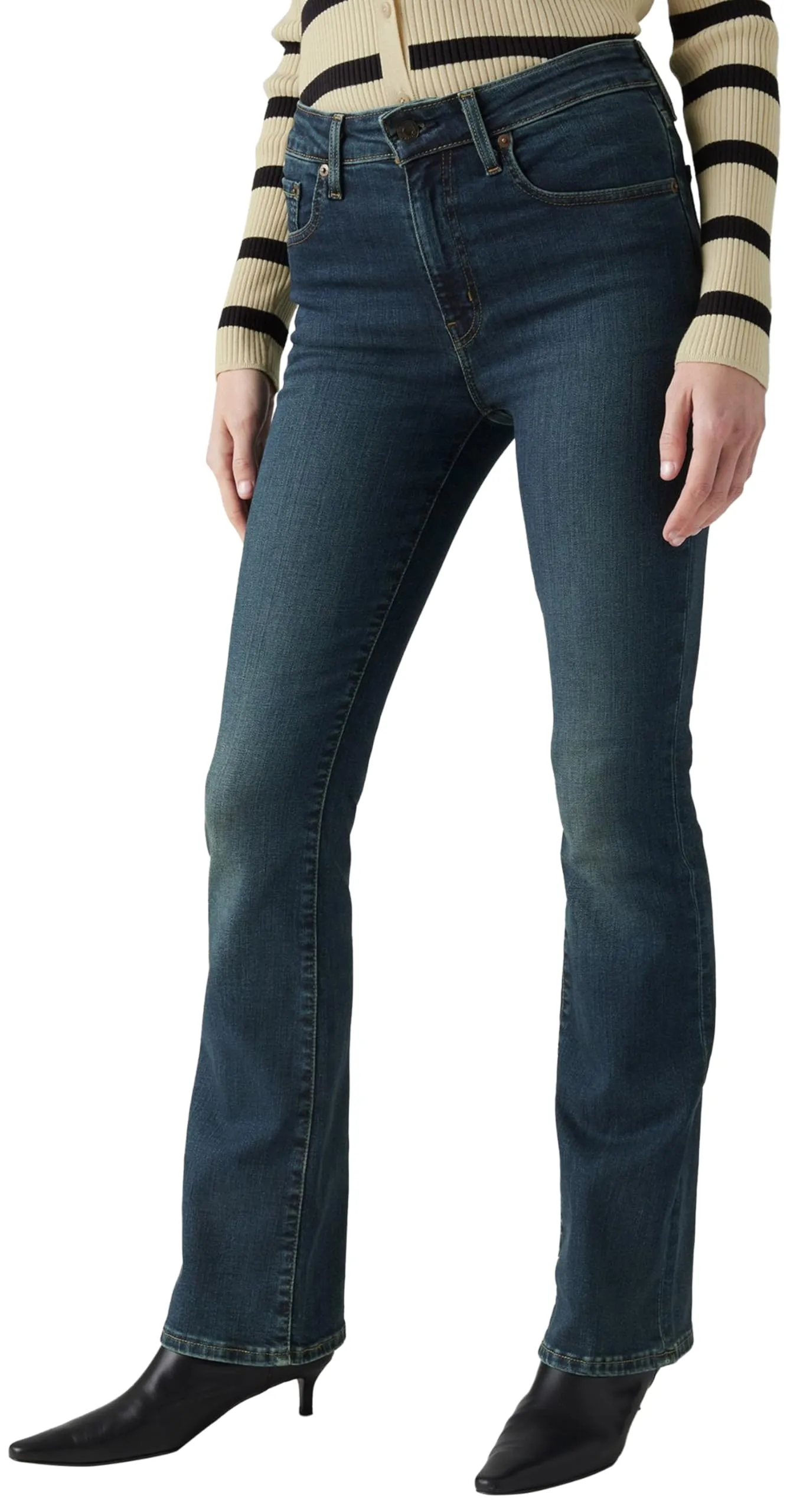 Levi's 725 High Rise Bootcut Jeans Donna - Blue Swell - 27W / 34L - immagine 4
