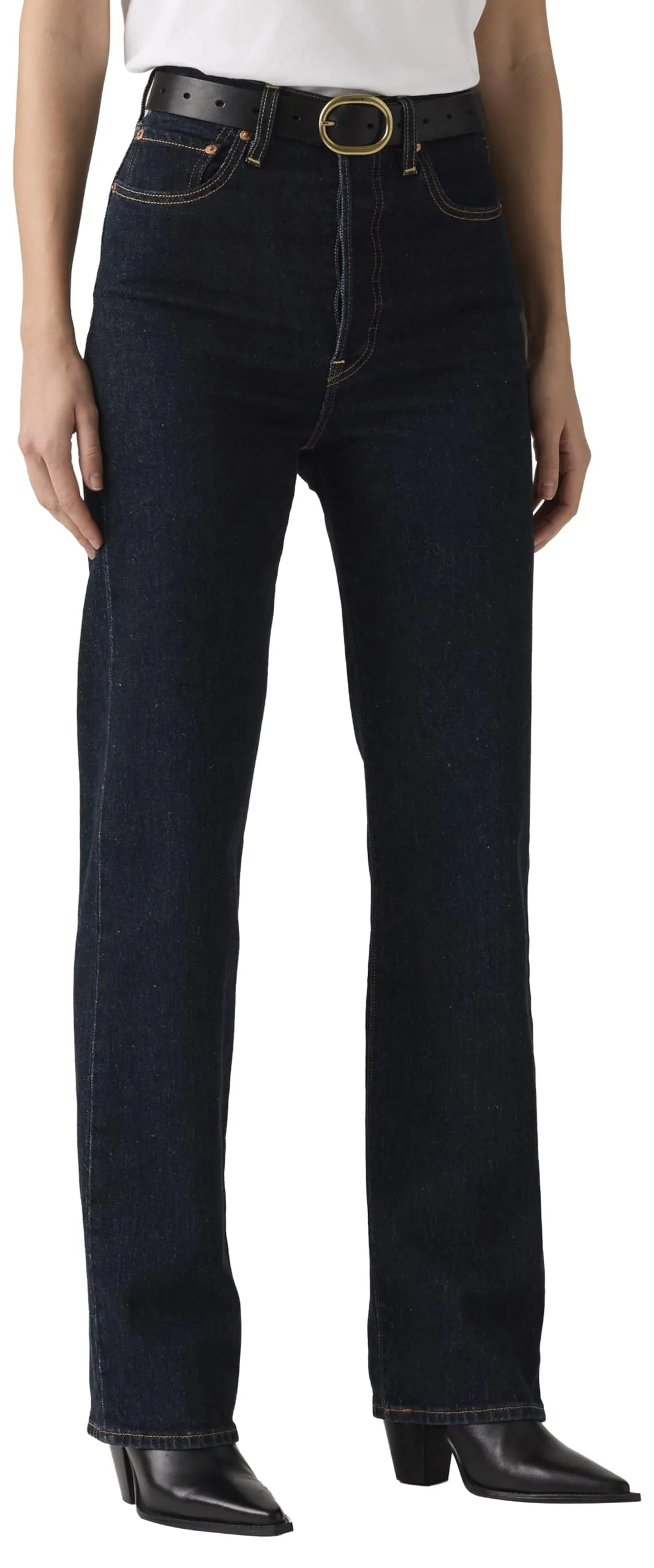Levi's Ribcage Full Length Jeans, Small Course, 29W / 32L - immagine 3