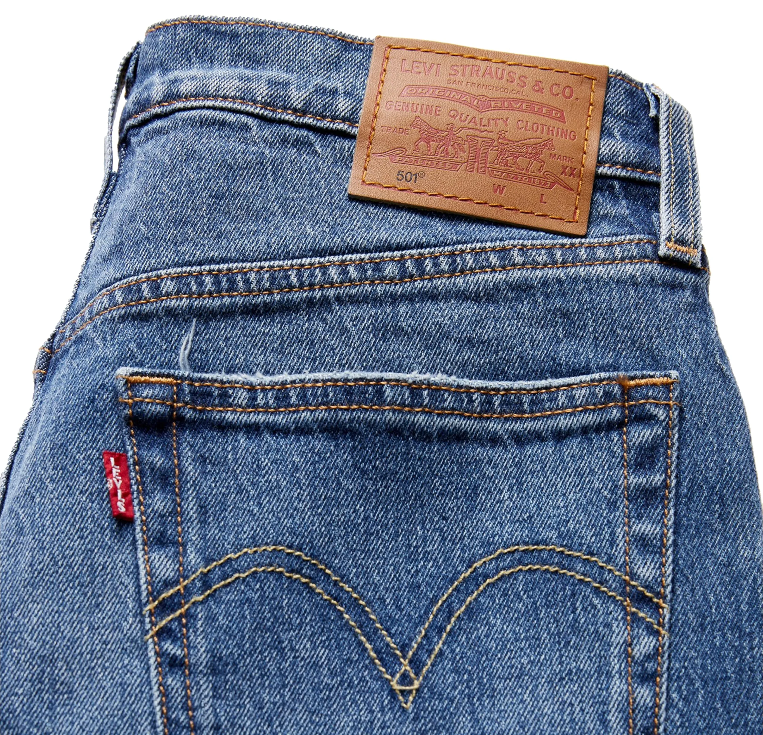 Levi's 501 Women's Stretch Jeans, Erin Can't Wait Stretch, 23W / 32L - immagine 3