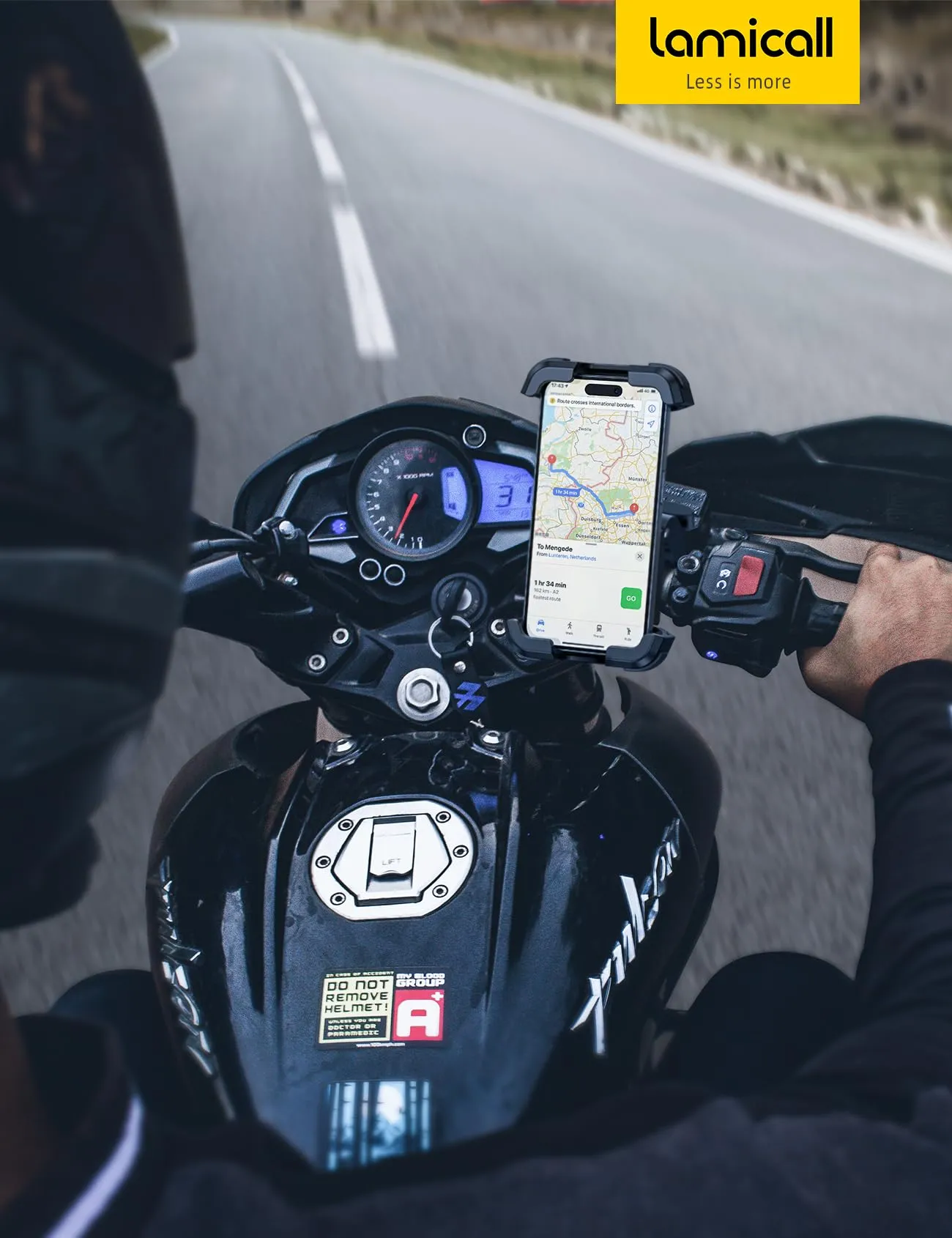 Lamicall Supporto Telefono Moto Antivibrazione con Doppio Ammortizzatore - immagine 7