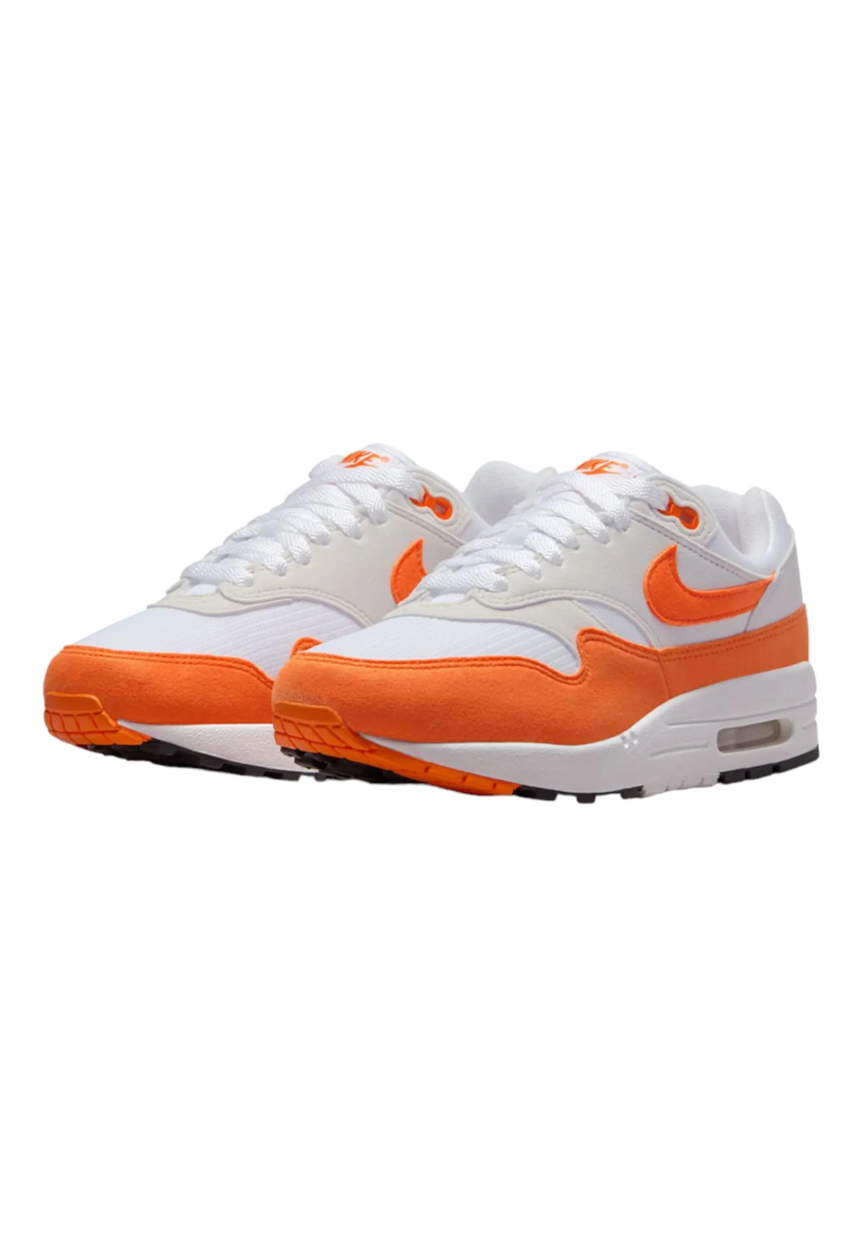 Nike Air Max 1 '87 Women's DZ2628 Neutral Grey/Safety Orange-White-Black EU 41 - immagine 2