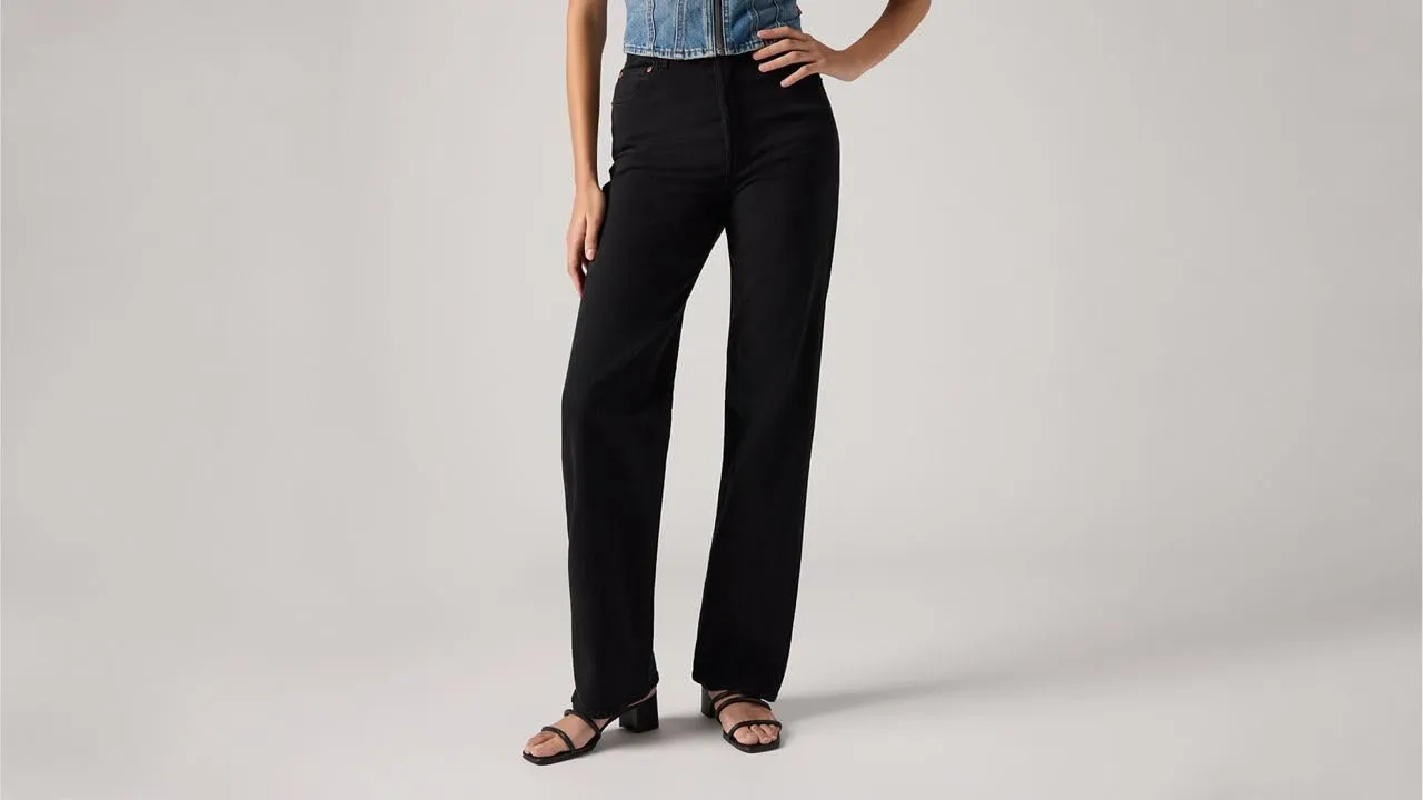 Levi's Ribcage Full Length Jeans Donna, Black Sprout, 29W / 32L - immagine 3