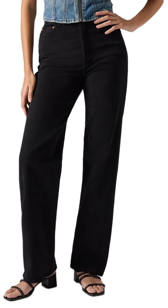 Levi's Ribcage Full Length Jeans Donna, Black Sprout, 29W / 32L - immagine 7