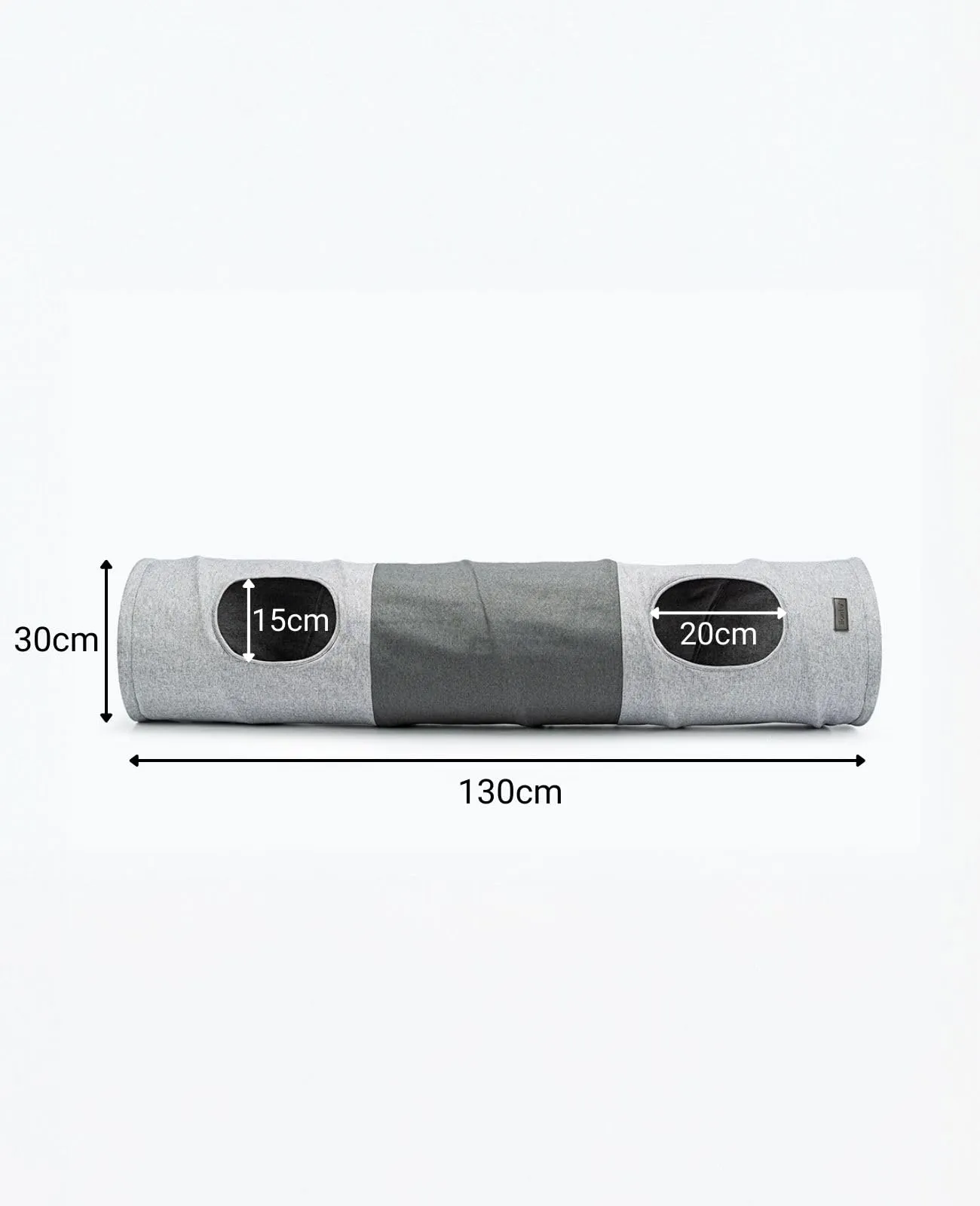 lionto Tunnel per Gatti con Pallina, Pieghevole ed Espandibile, 30x130 cm - immagine 5