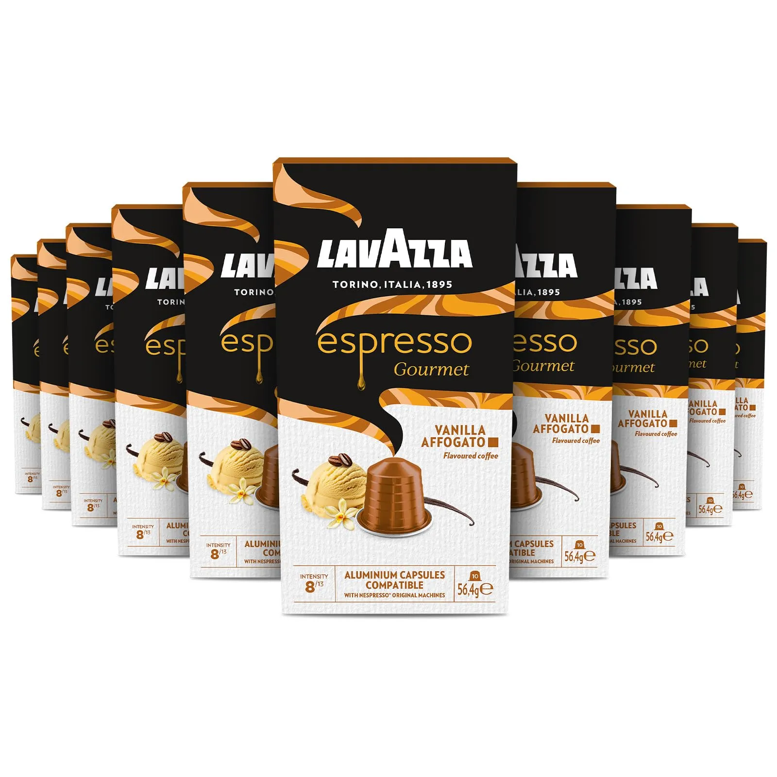 Lavazza Espresso Gourmet Vaniglia, 100 Capsule Compatibili Nespresso - immagine 1