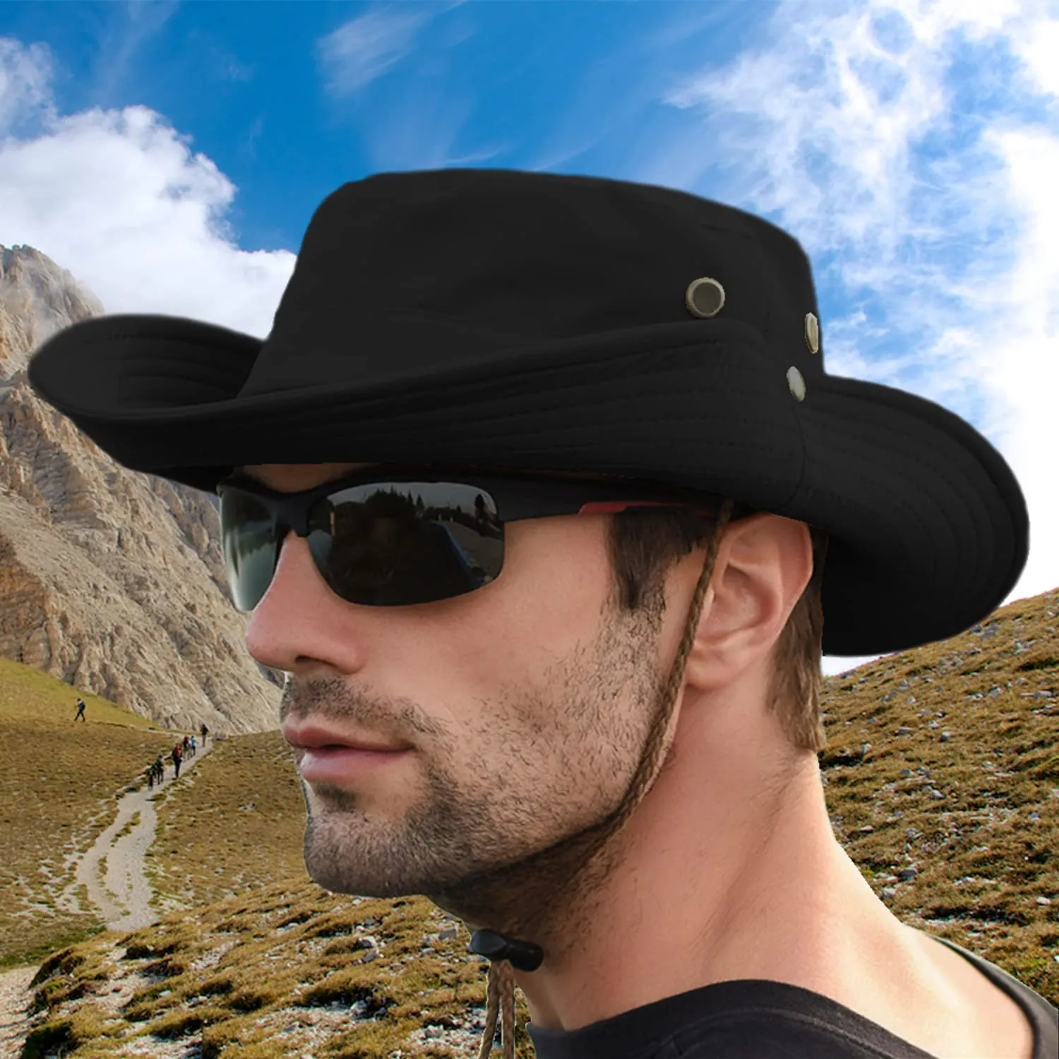 Favuit Cappello Boonie Pieghevole a Tesa Larga per Uomo e Donna - immagine 8