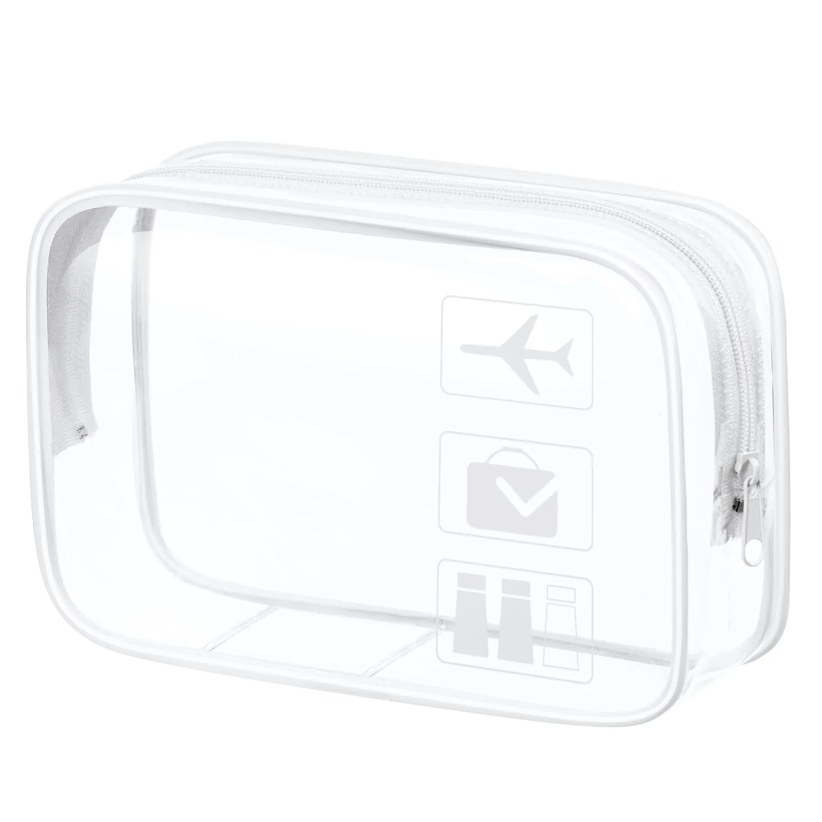 Aucuu Beauty Case Trasparente Impermeabile per Cosmetici e Viaggio - immagine 1