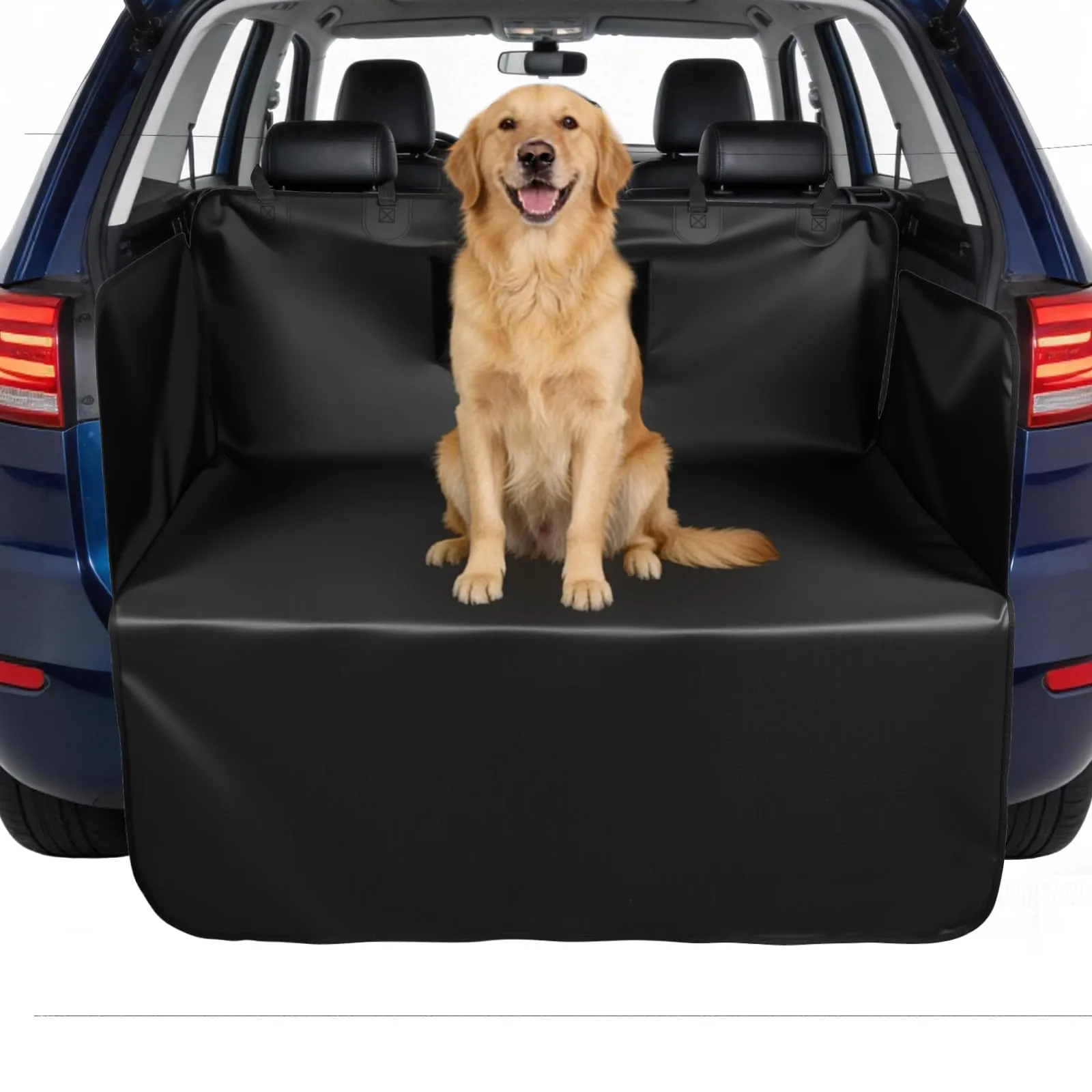 AUYAO Protezione Bagagliaio Auto per Cani con Tasca, 165 x 104 cm, Impermeabile e Antistrappo per Furgoni e SUV - immagine 8