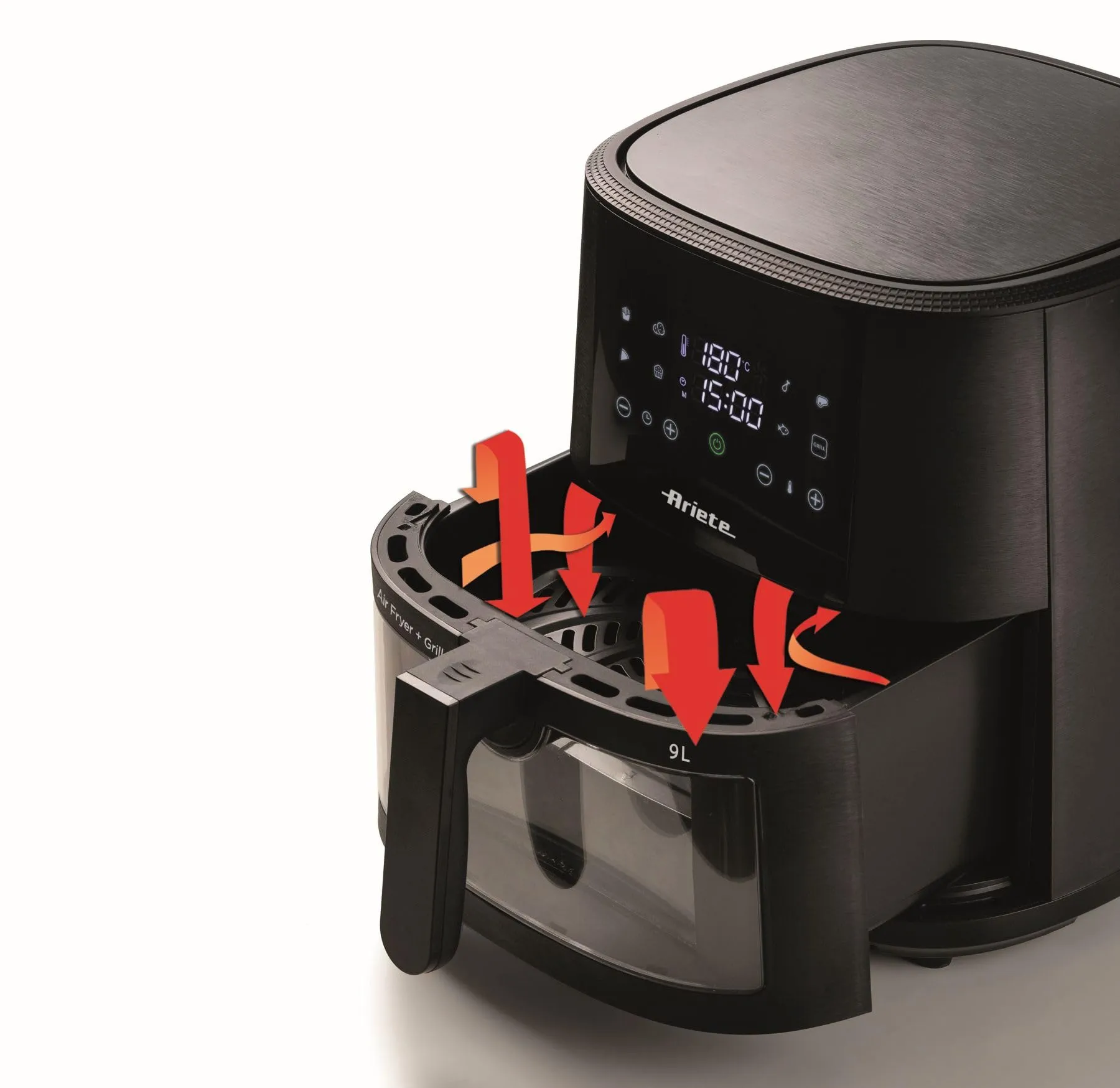 Ariete 4630 Friggitrice ad Aria 9L, 1500W, Nero - immagine 5