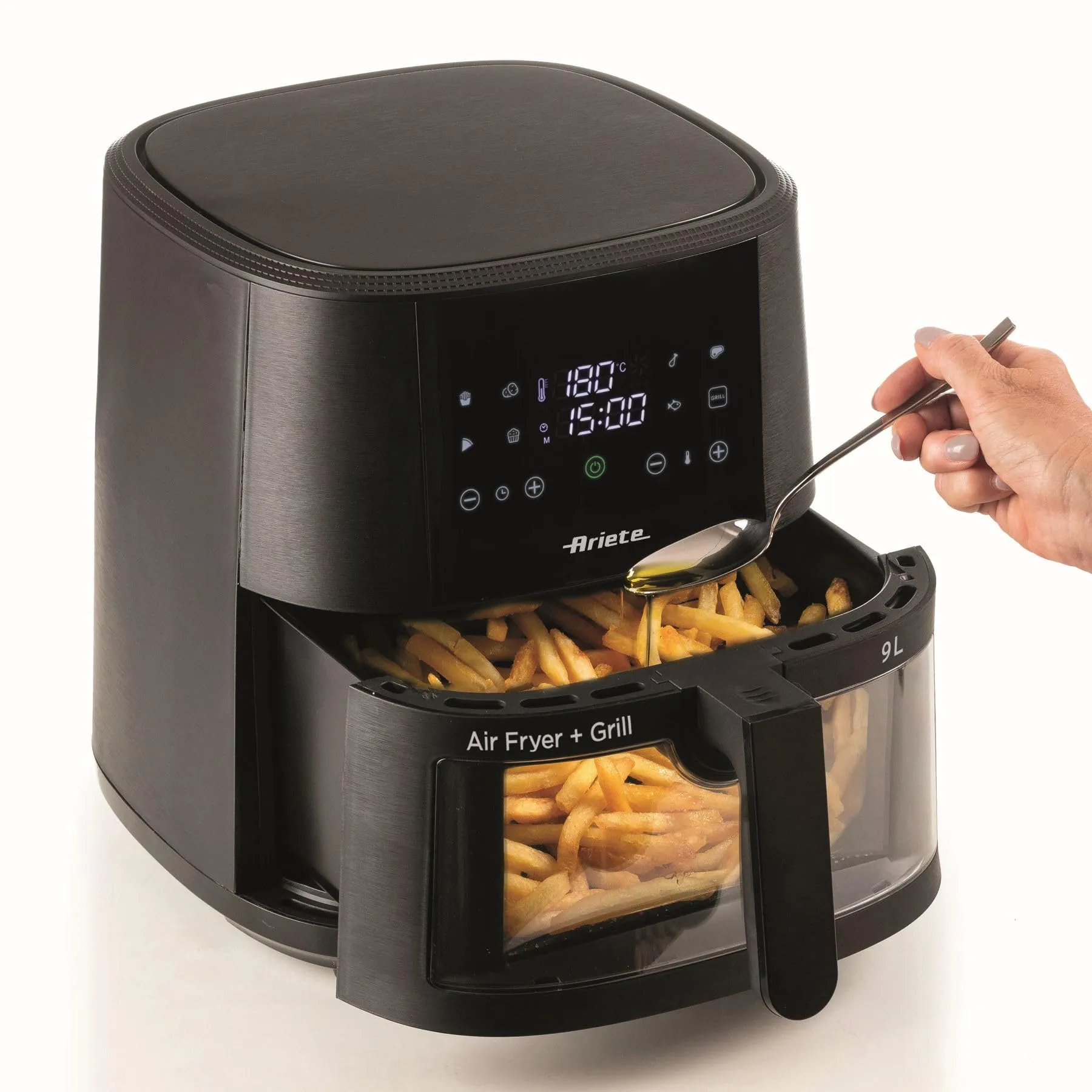 Ariete 4630 Friggitrice ad Aria 9L, 1500W, Nero - immagine 6