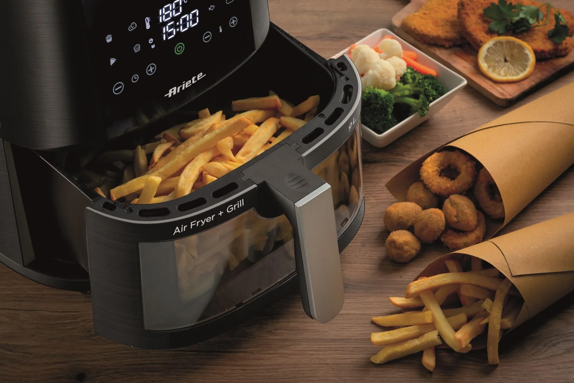 Ariete 4630 Friggitrice ad Aria 9L, 1500W, Nero - immagine 7