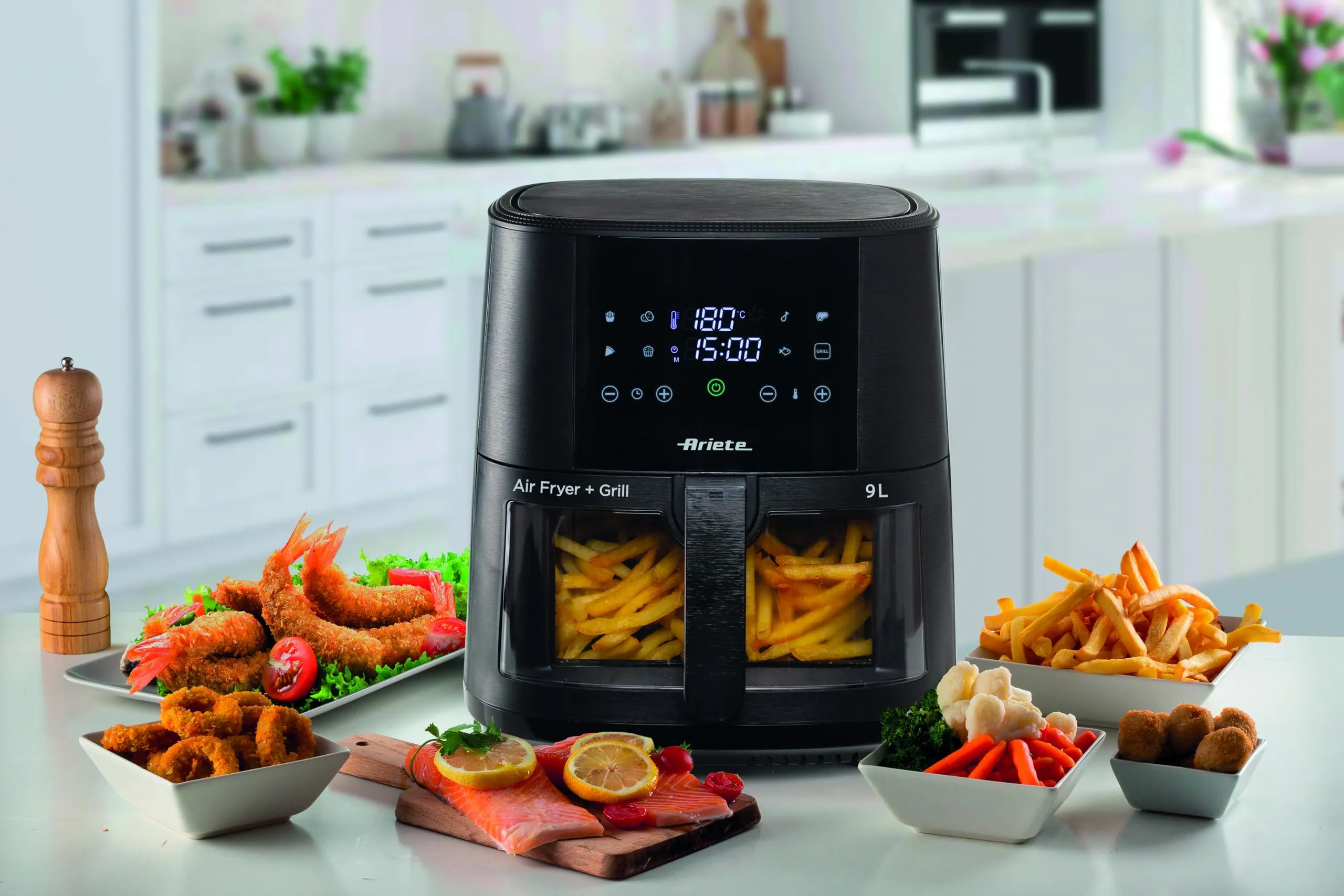 Ariete 4630 Friggitrice ad Aria 9L, 1500W, Nero - immagine 8