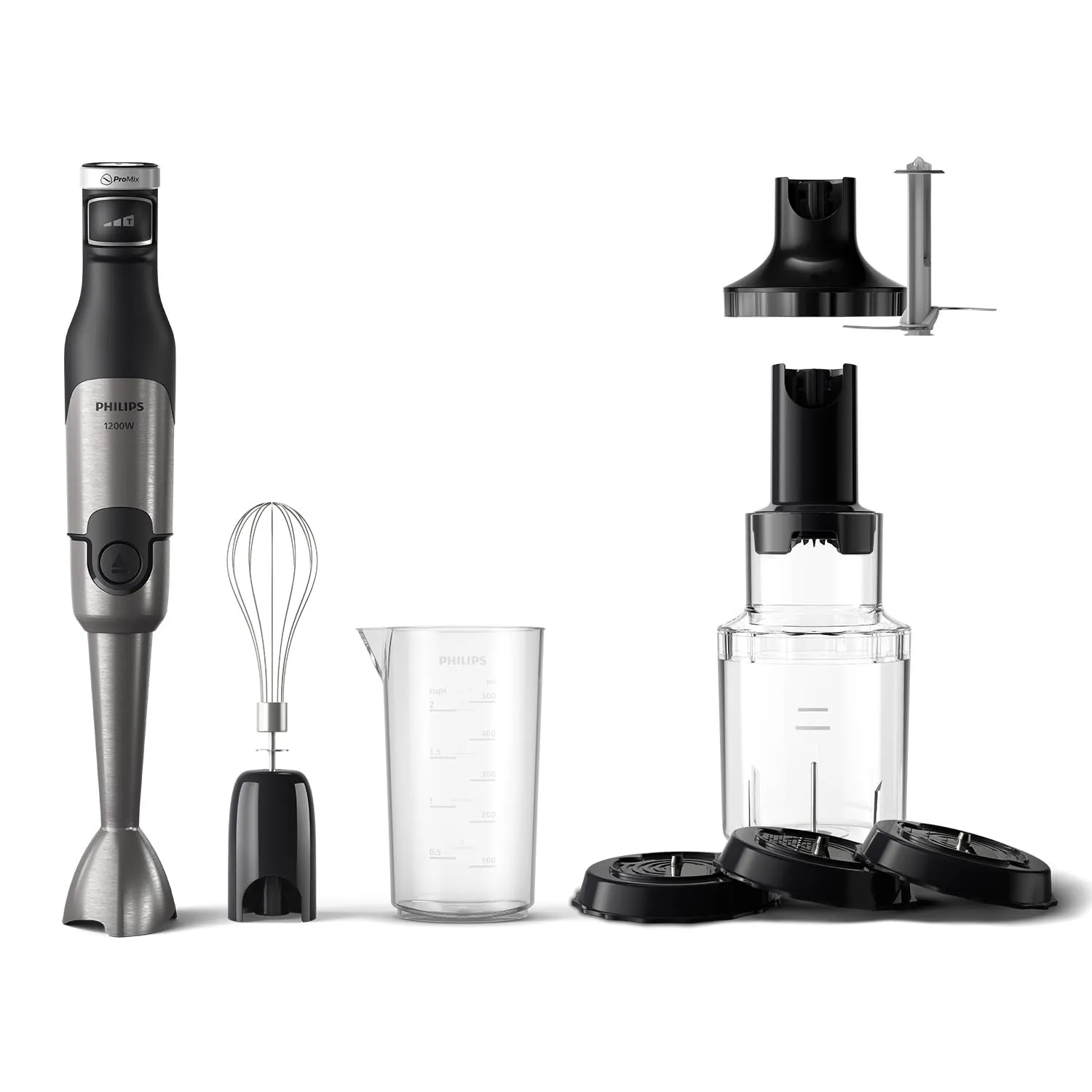 Philips ProMix Frullatore ad Immersione 5000, 1200W, HR2684/00, Nero - immagine 1