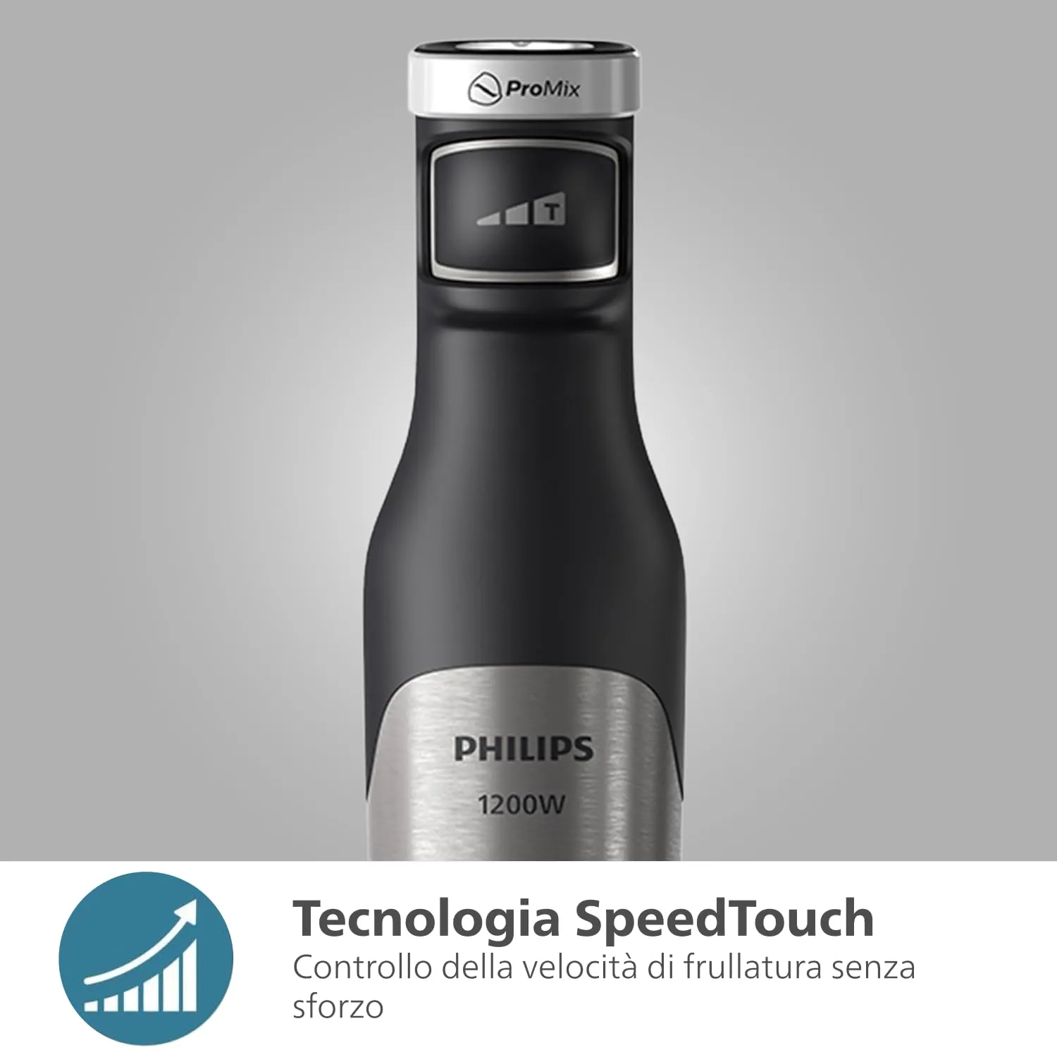 Philips ProMix Frullatore ad Immersione 5000, 1200W, HR2684/00, Nero - immagine 5