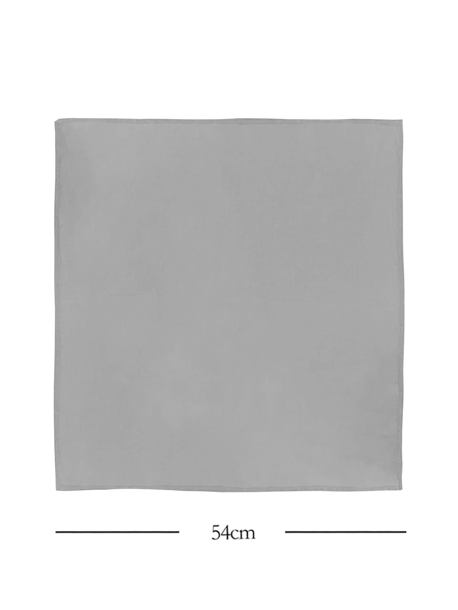 JOPHY & CO. Bandana 100% Cotone Unisex A644, Tinta Unita, Grigio Scuro, Set 1 pz - immagine 3