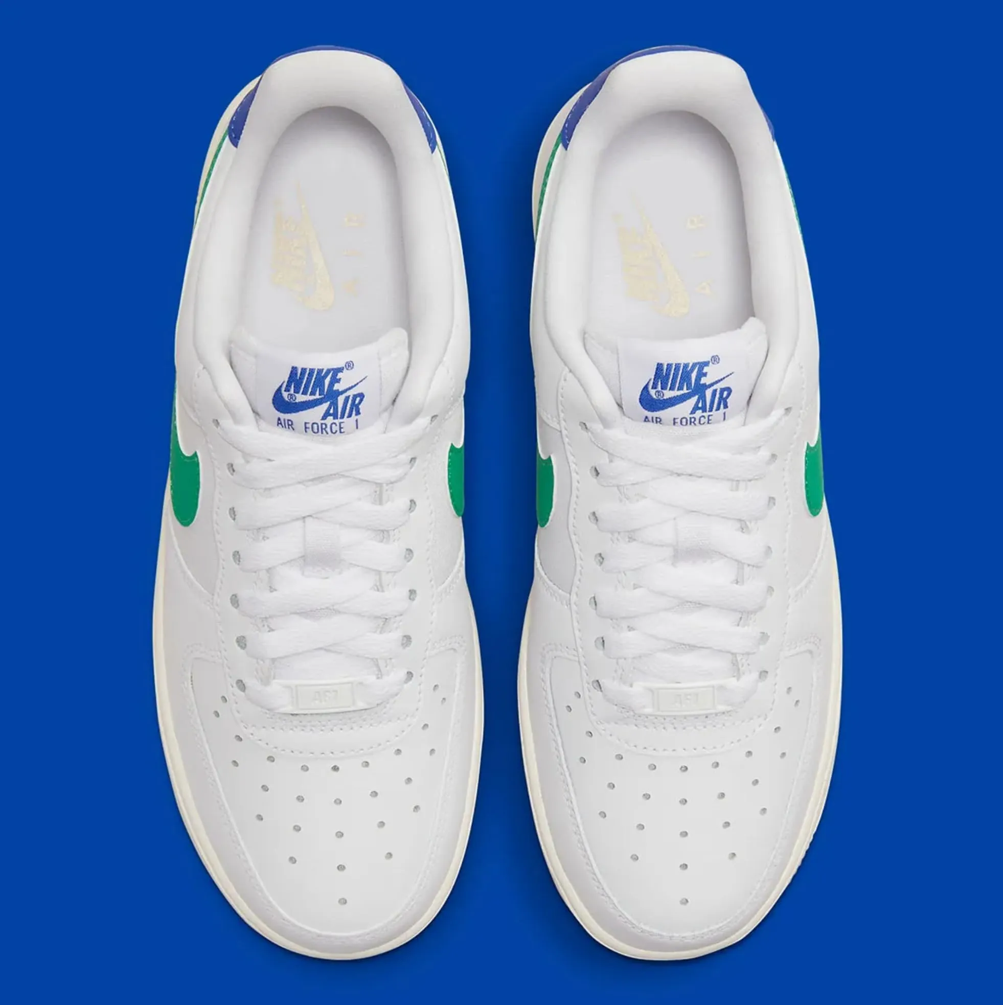 Nike Air Force 1 '07 Bianco Verde DD8959 11, 41 EU - immagine 6