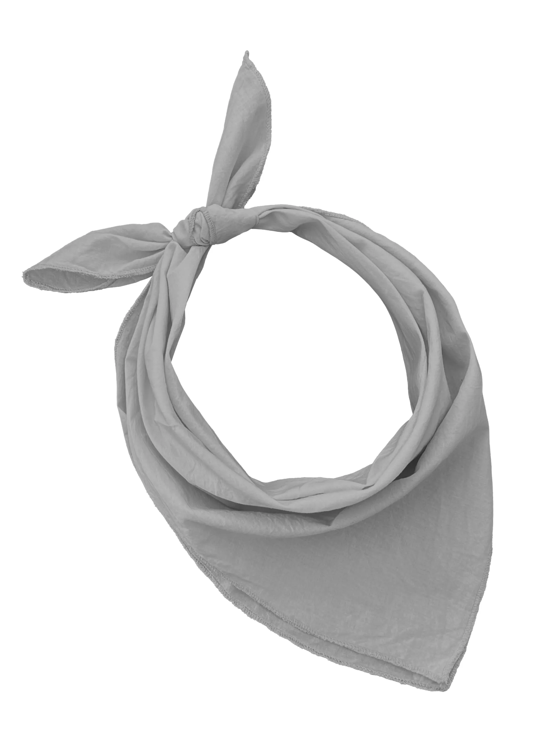 JOPHY & CO. Bandana 100% Cotone Tinta Unita Grigio Scuro Set 5 pz COD. A644 - immagine 1