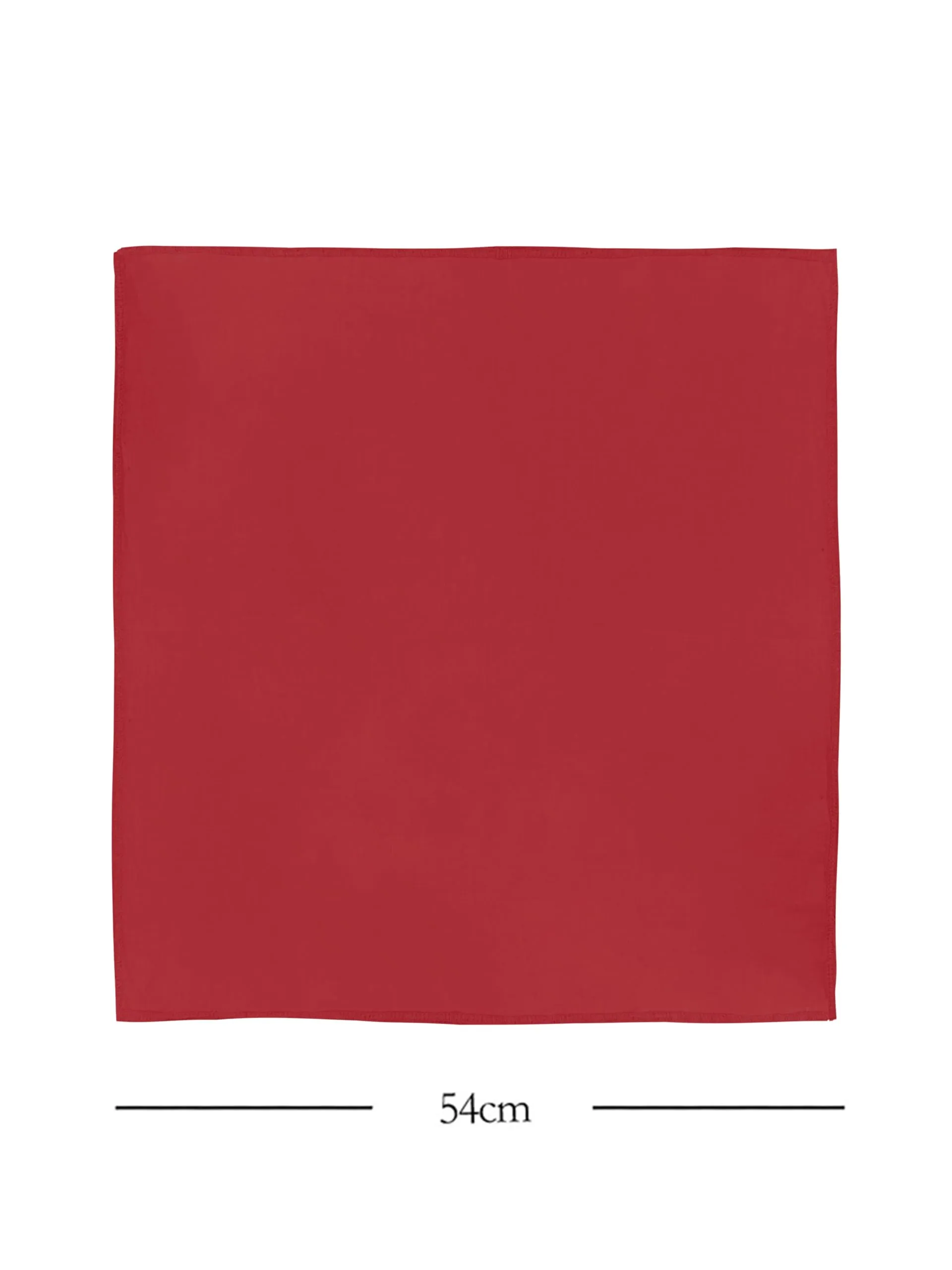 JOPHY & CO. Bandana 100% Cotone Tinta Unica Bordeaux COD. A644 (Set 1 pz) - immagine 3